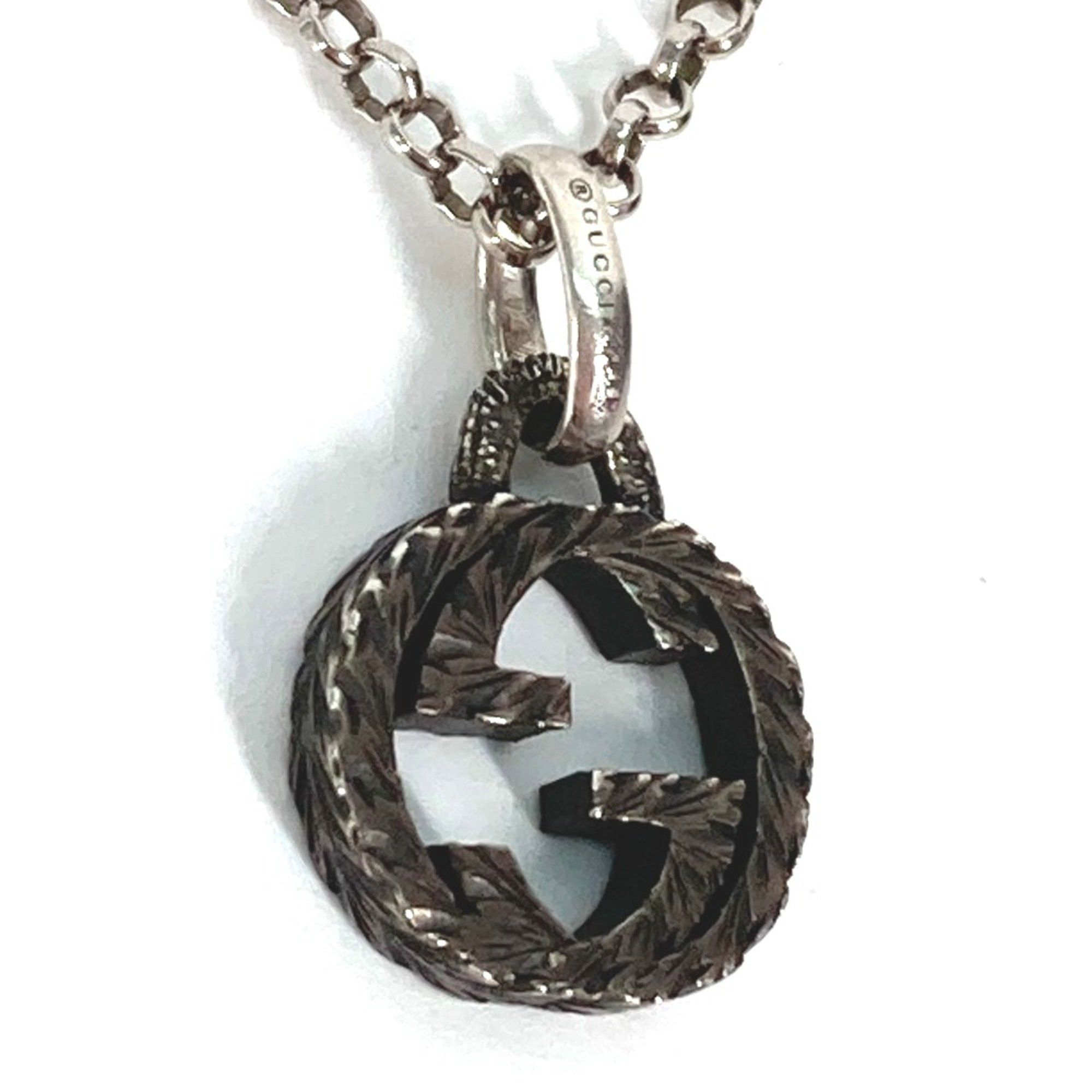 Gucci Gucci Arabesque Accessories Pendant Chain Necklace Silver Size ONE SIZE - 3 Thumbnail