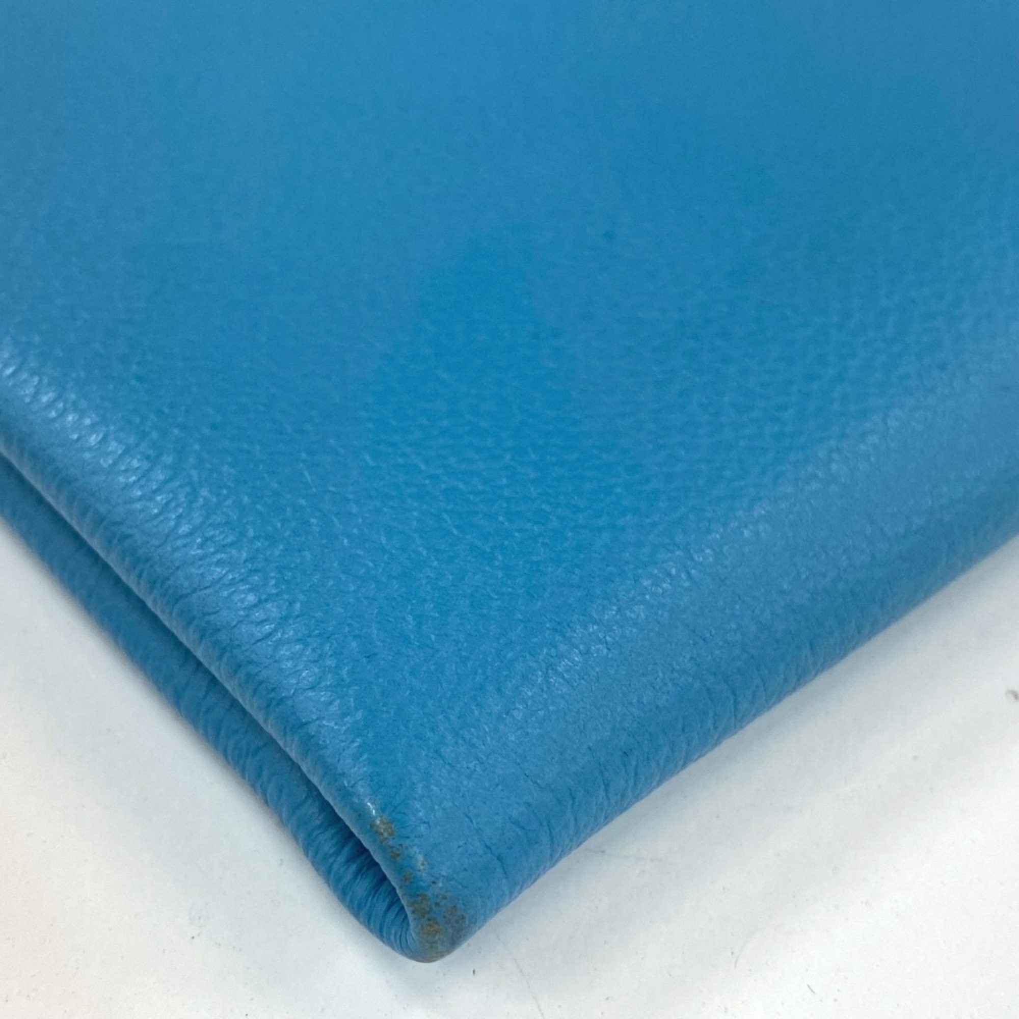 Hermes Hermes flat Cosmetics Pouch Pouch Brunol (estimated) blue Size ONE SIZE - 7 Thumbnail
