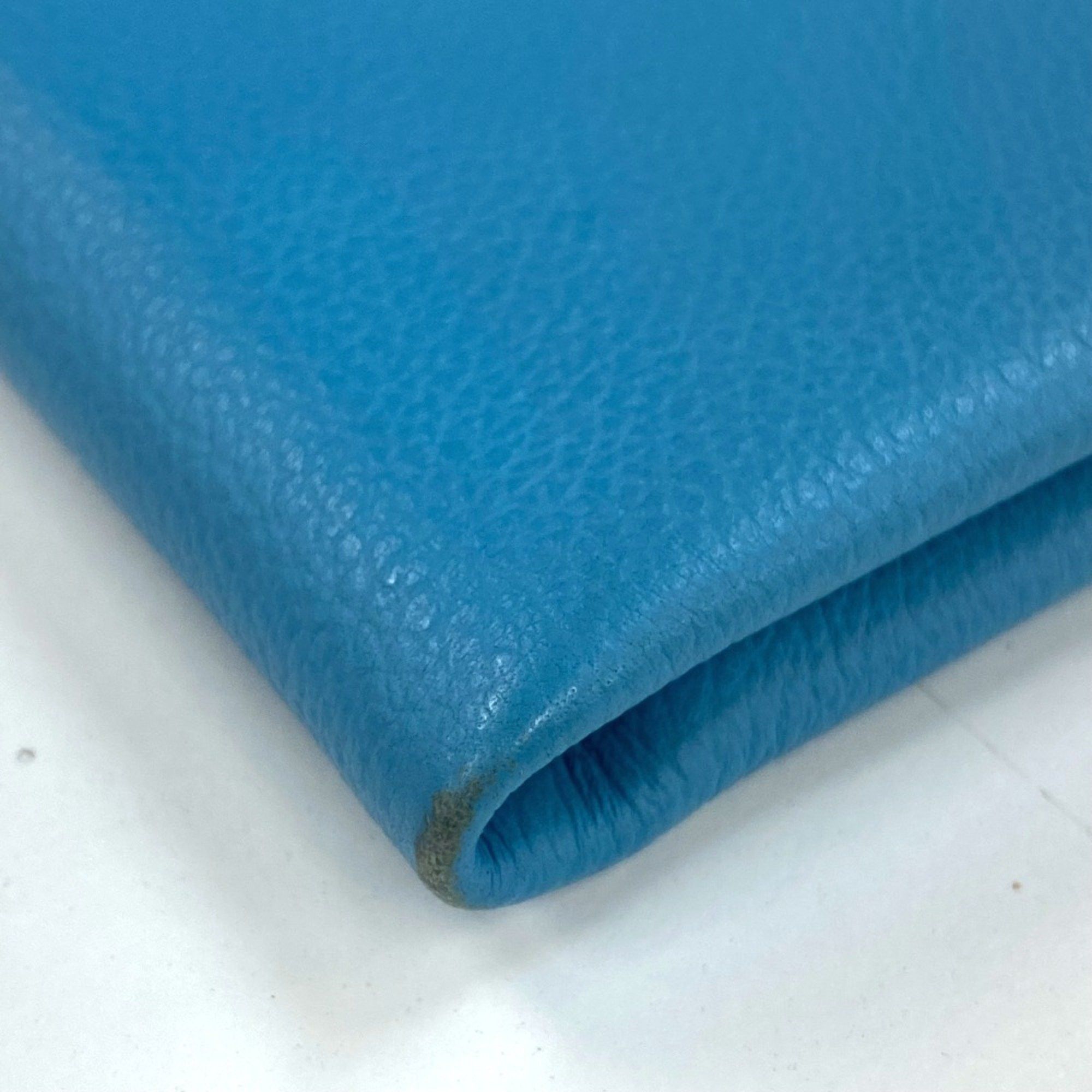 Hermes Hermes flat Cosmetics Pouch Pouch Brunol (estimated) blue Size ONE SIZE - 8 Thumbnail