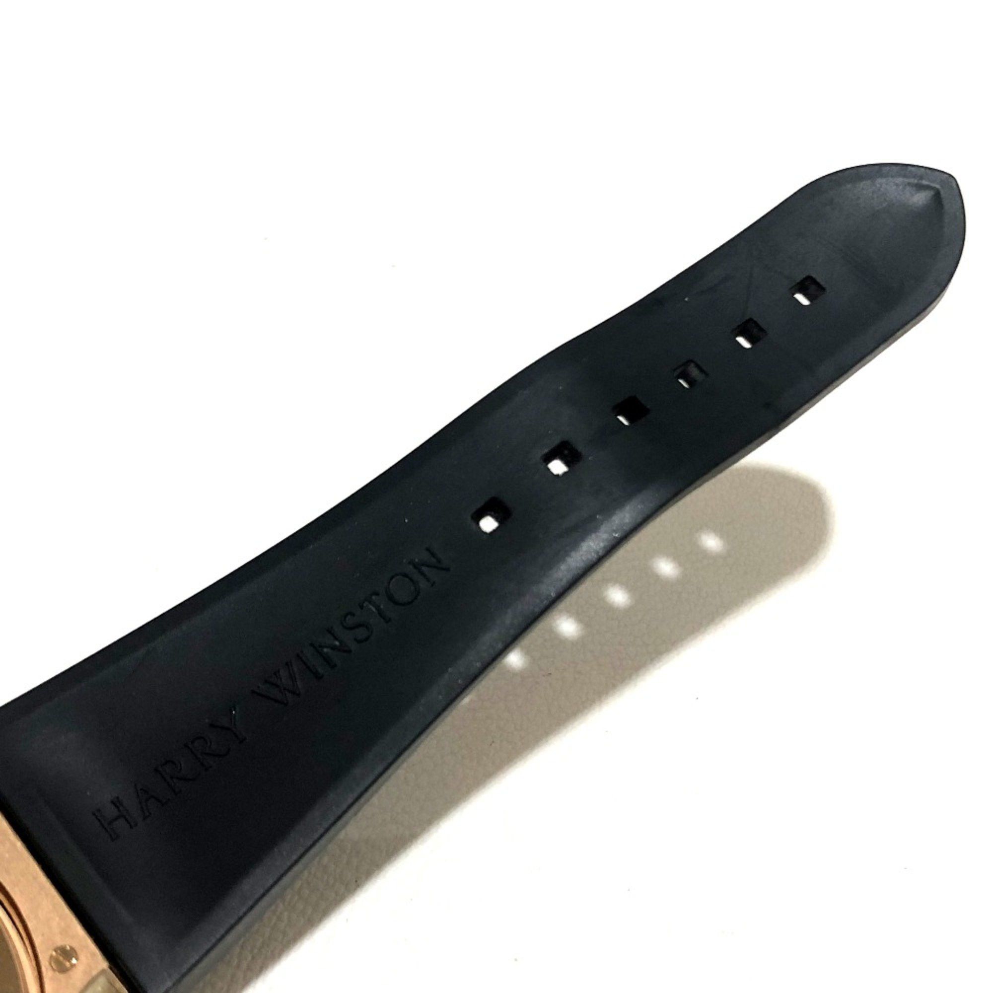 Harry Winston Harry winston OCEACT44RR024 Solid gold back scale Automatic Wristwatch Rose Gold Black Size ONE SIZE - 8 Thumbnail