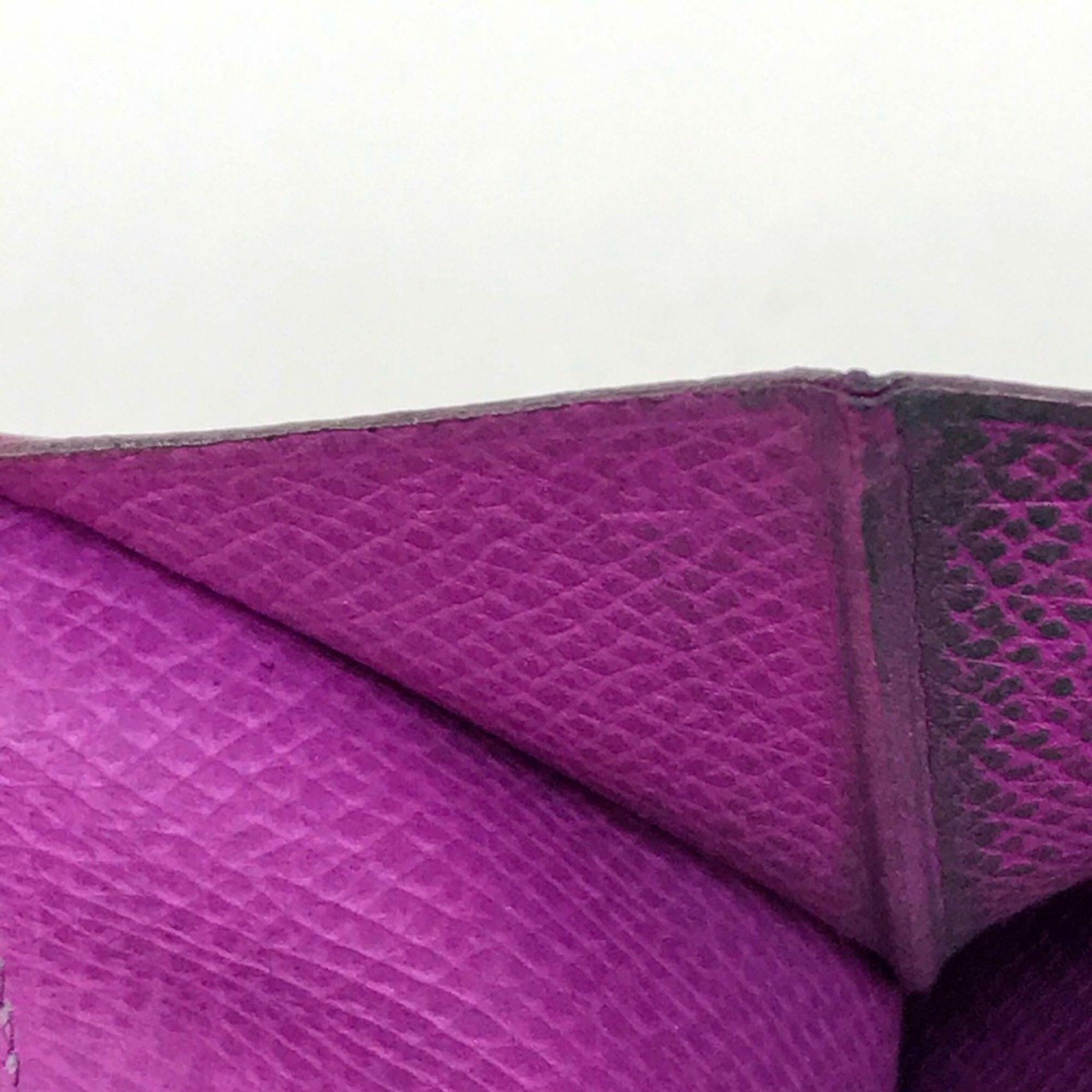 Hermes Hermes With gusset Long Wallet cyclamen purple SilverHardware Size ONE SIZE - 11 Thumbnail