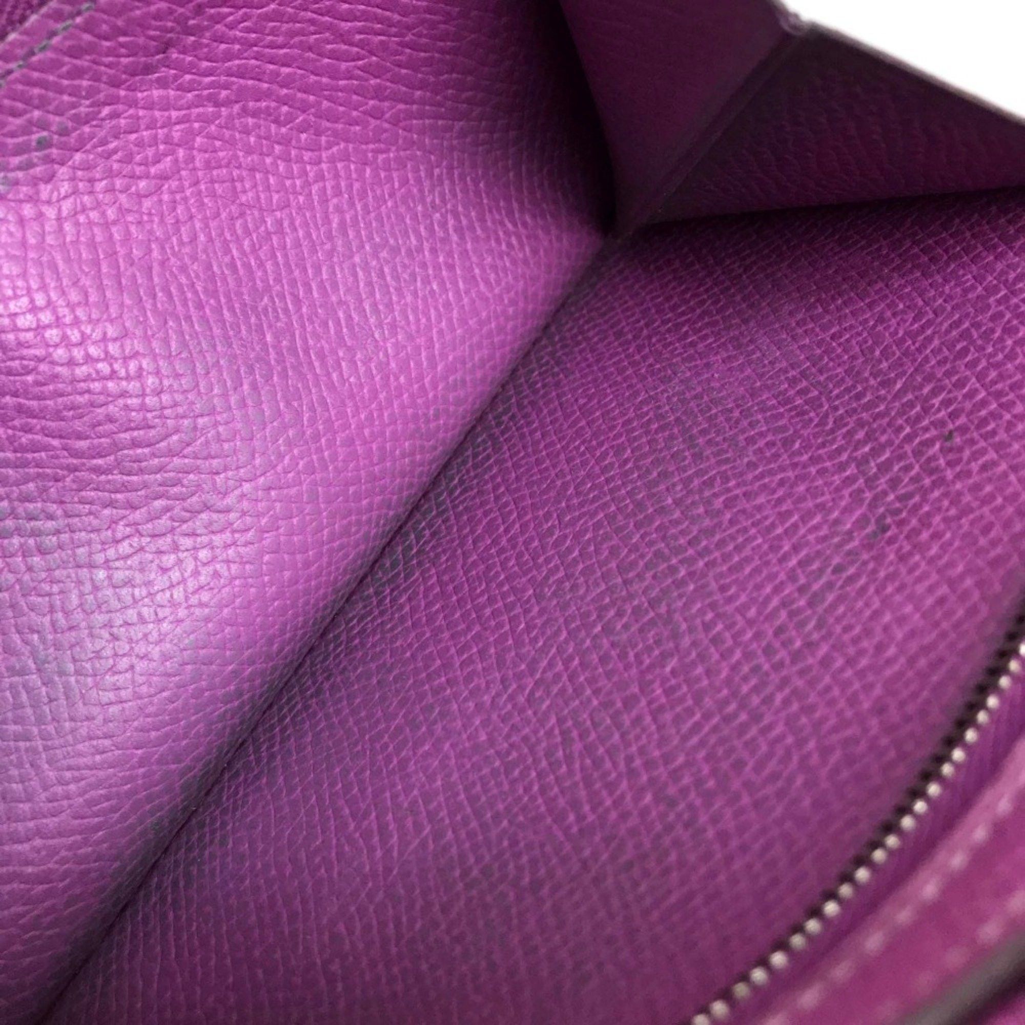Hermes Hermes With gusset Long Wallet cyclamen purple SilverHardware Size ONE SIZE - 10 Thumbnail