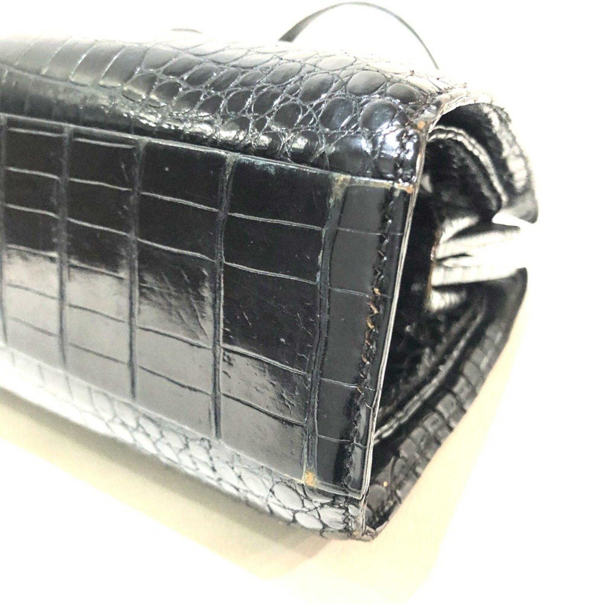 Hermes Hermes Bag Kisslock Hand Bag Black Size ONE SIZE - 12 Thumbnail
