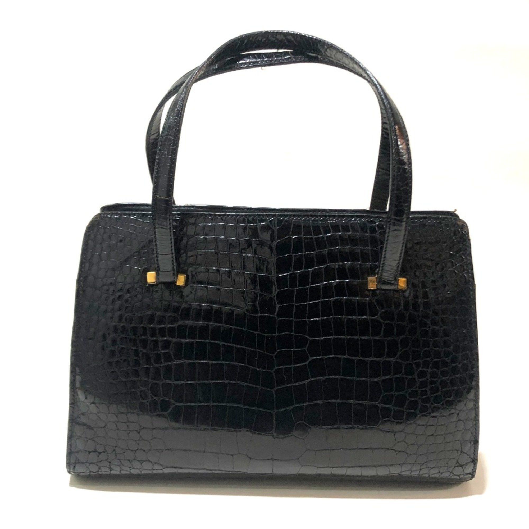 Hermes Hermes Bag Kisslock Hand Bag Black Size ONE SIZE - 2 Thumbnail