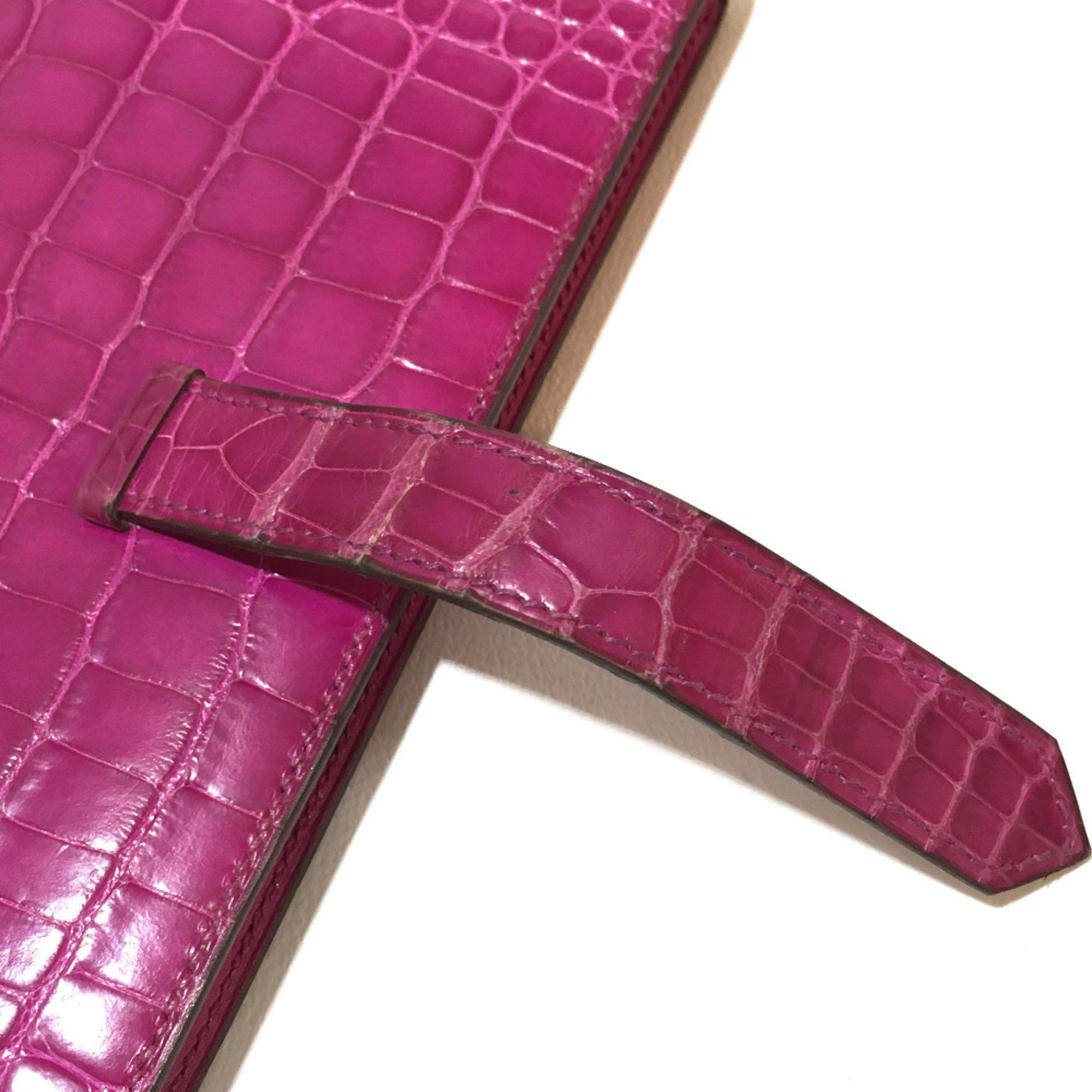 Hermes Hermes Bearn Souffle Bifold Long Wallet Rose Shepherd pink SilverHardware Size ONE SIZE - 5 Thumbnail