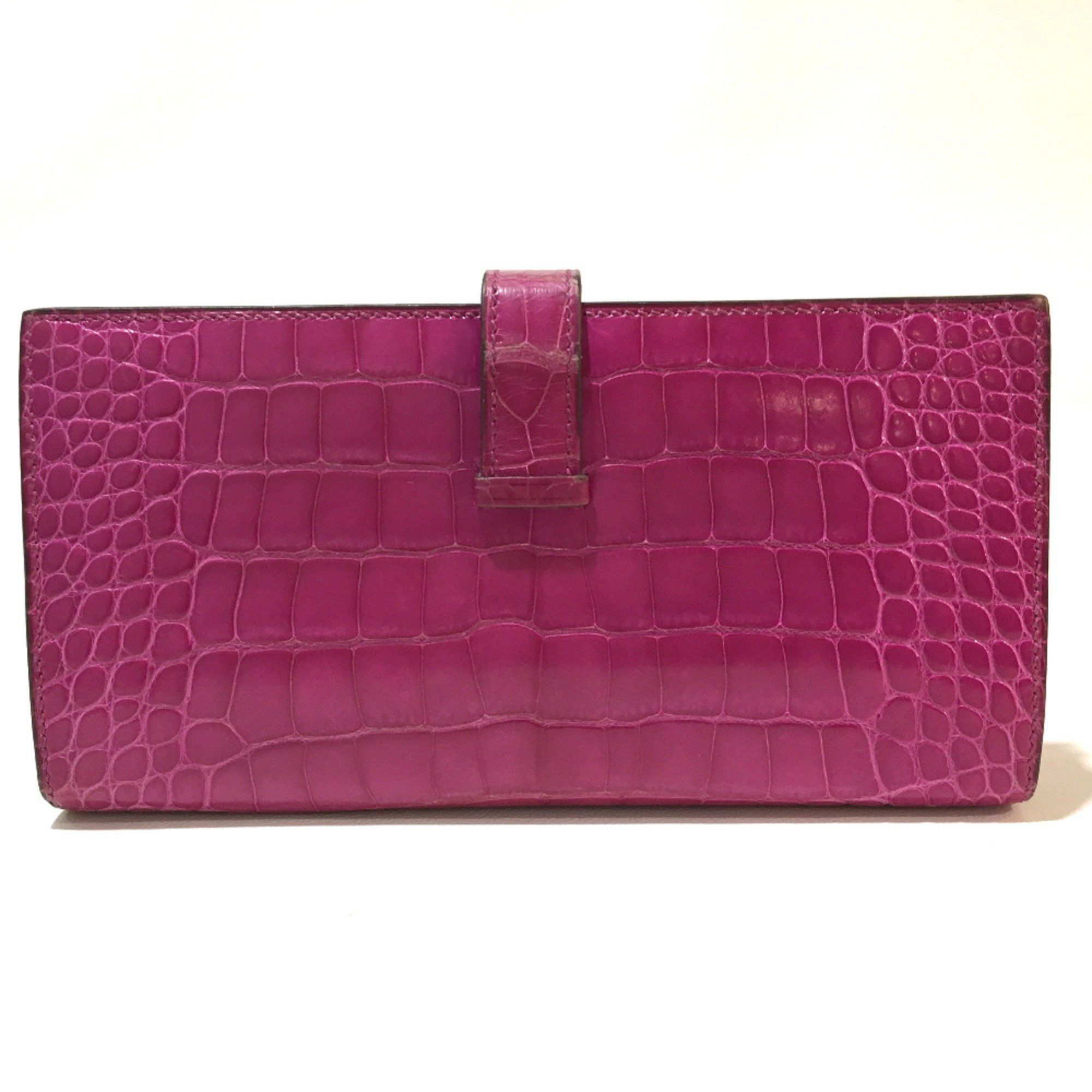 Hermes Hermes Bearn Souffle Bifold Long Wallet Rose Shepherd pink SilverHardware Size ONE SIZE - 2 Thumbnail
