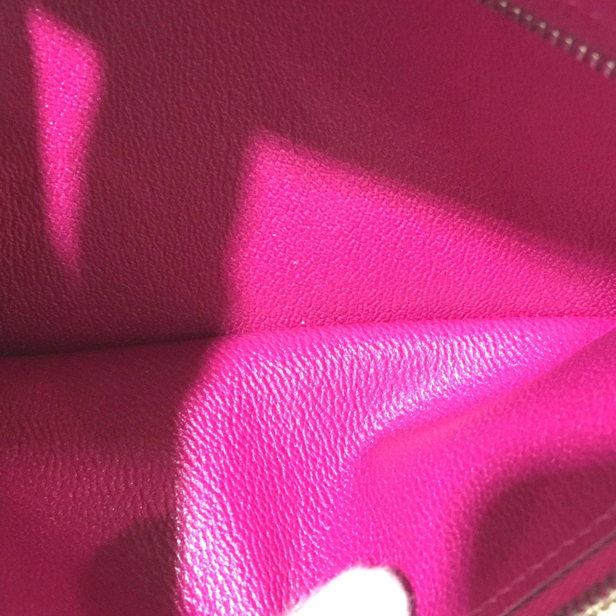 Hermes Hermes Bearn Souffle Bifold Long Wallet Rose Shepherd pink SilverHardware Size ONE SIZE - 8 Thumbnail