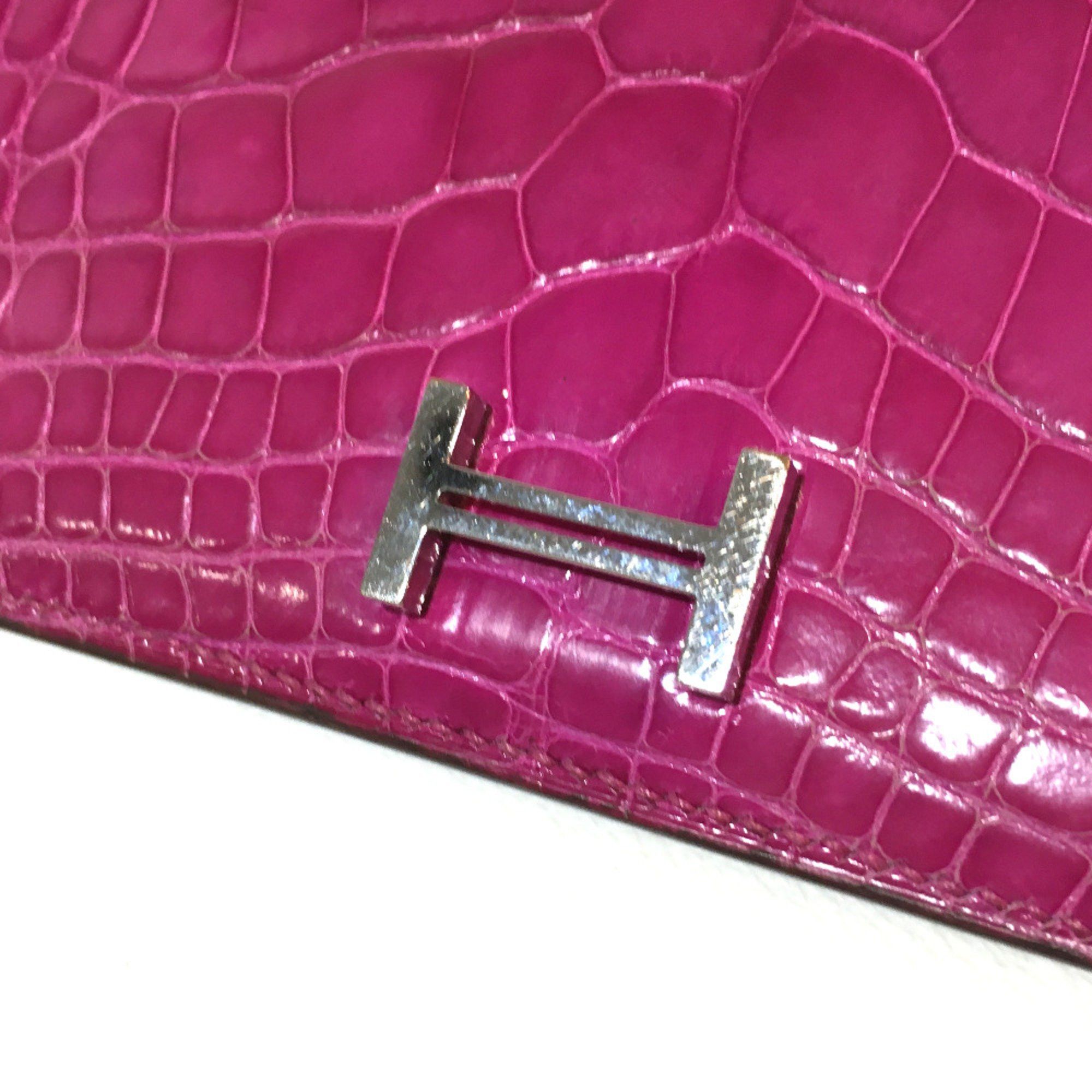 Hermes Hermes Bearn Souffle Bifold Long Wallet Rose Shepherd pink SilverHardware Size ONE SIZE - 6 Thumbnail