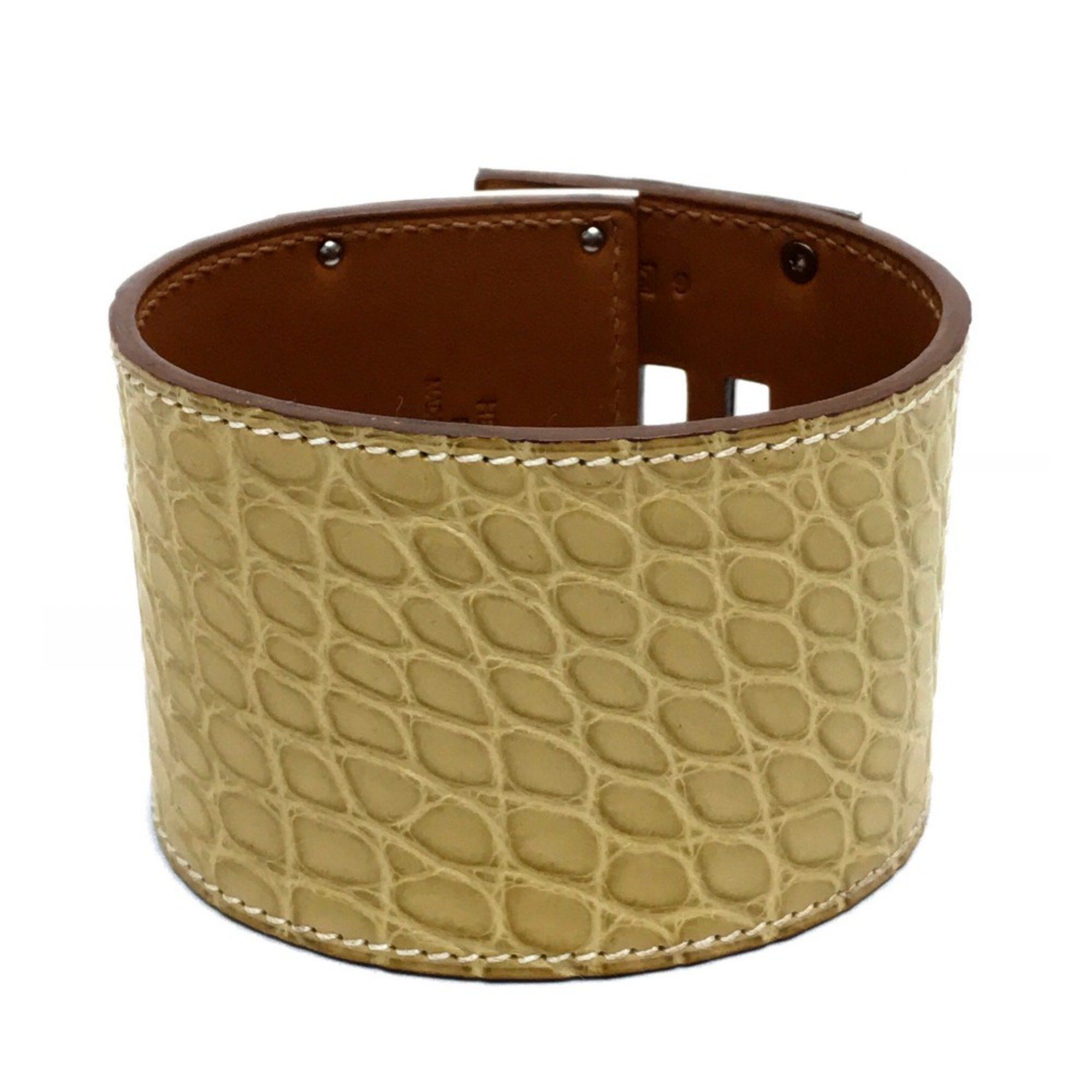 Hermes Hermes Men's Women's Bracelet accessories Bangle BeigeBased Size ONE SIZE - 3 Thumbnail