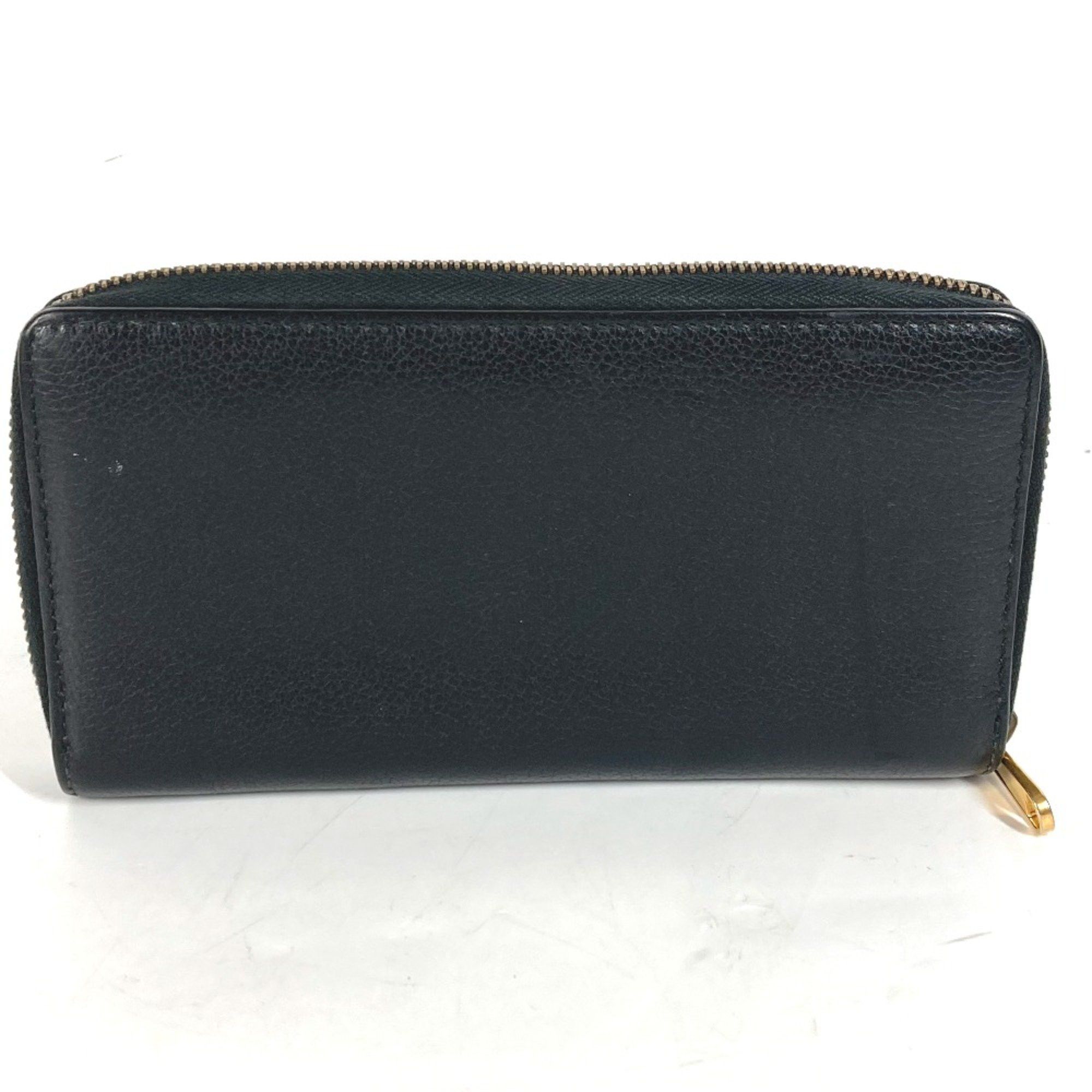 Gucci Gucci 496317 Long wallet Zip Around Long Wallet Black Size ONE SIZE - 2 Thumbnail