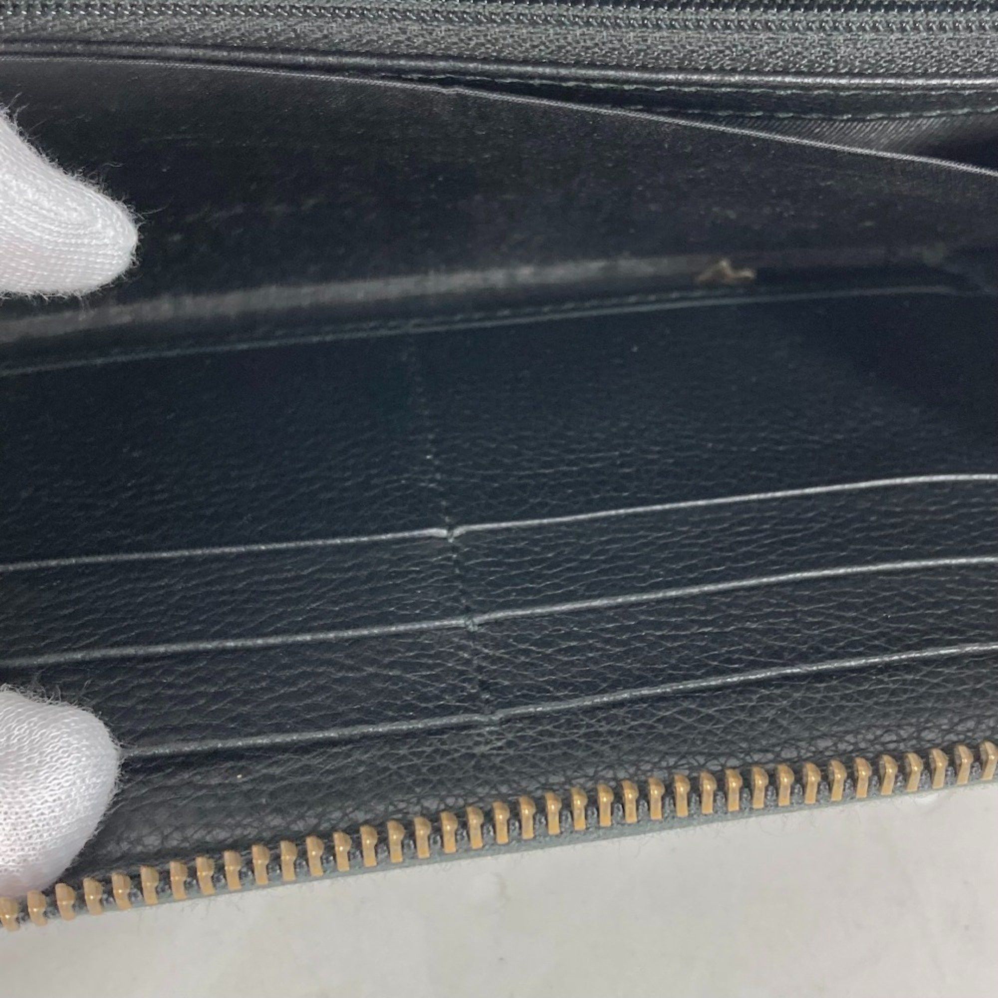 Gucci Gucci 496317 Long wallet Zip Around Long Wallet Black Size ONE SIZE - 11 Thumbnail