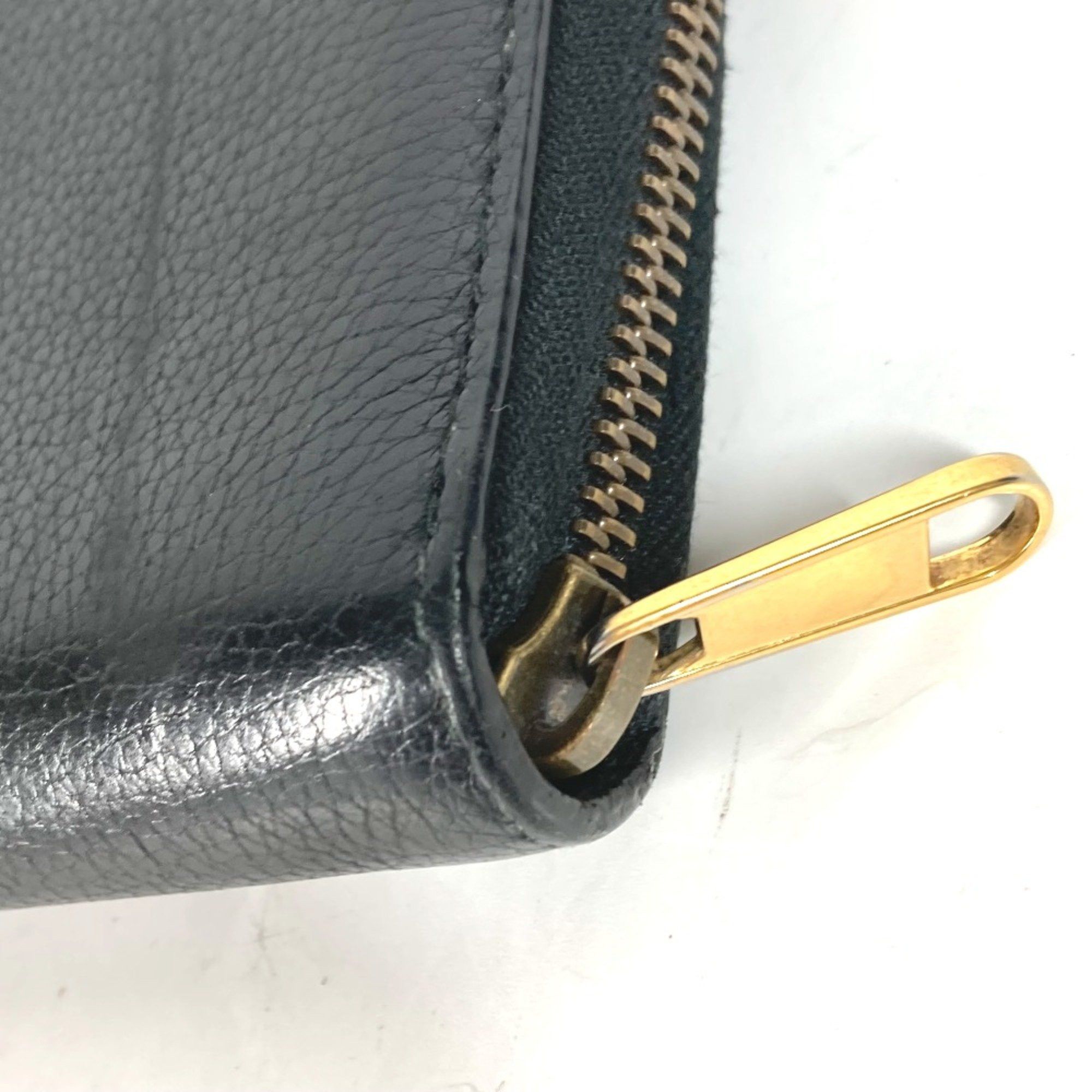 Gucci Gucci 496317 Long wallet Zip Around Long Wallet Black Size ONE SIZE - 7 Thumbnail