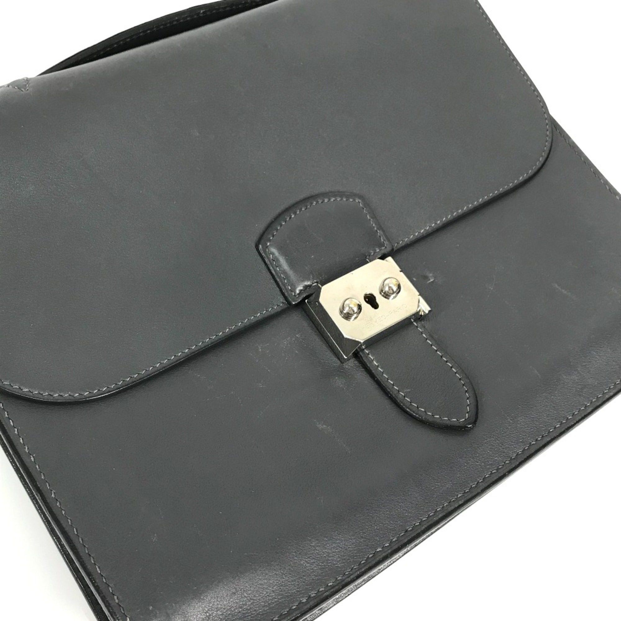 Hermes Hermes Briefcase Bag Hand Bag Business bag Graphite Gray Based Size ONE SIZE - 5 Thumbnail