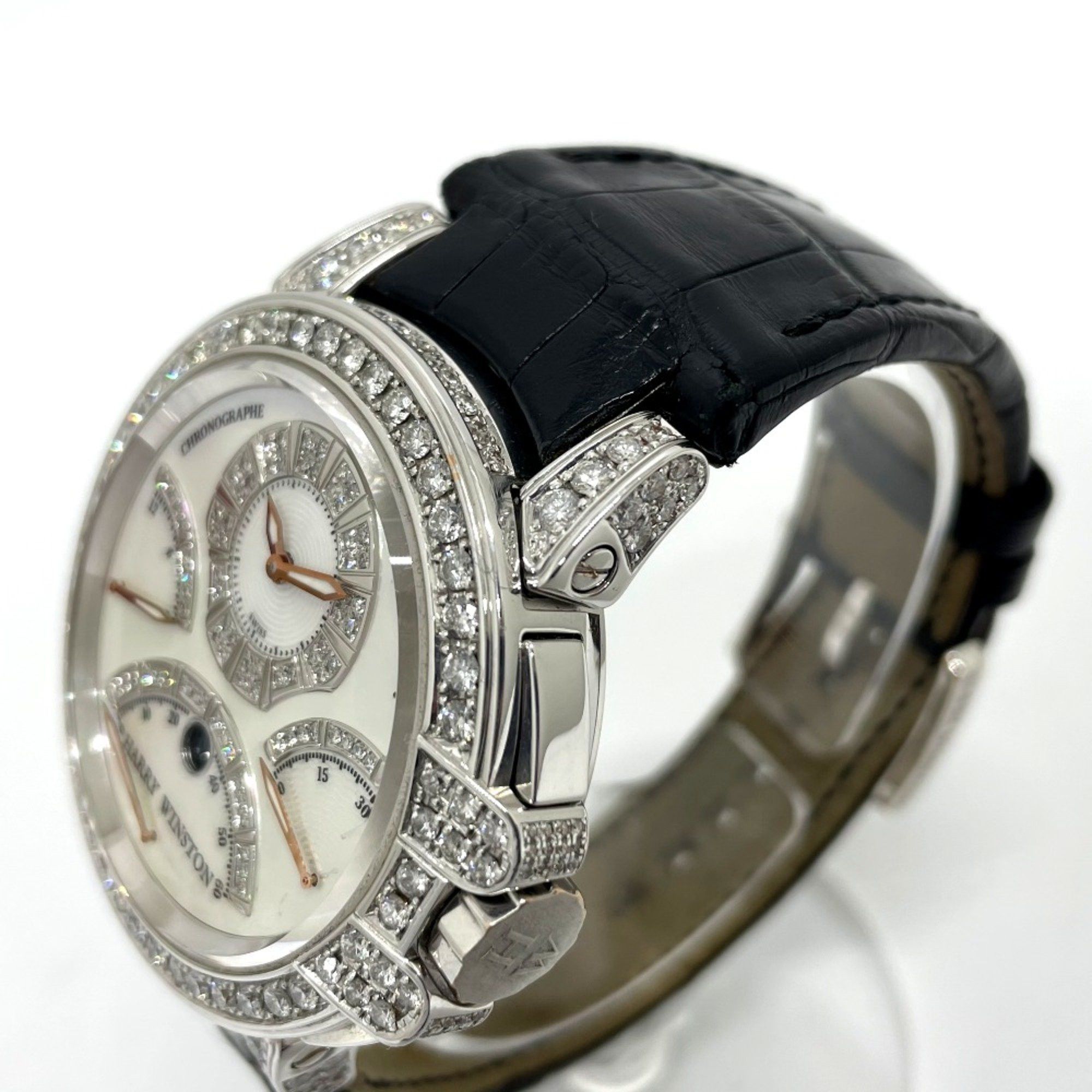 Harry Winston Harry winston MCRA44W ocean chrono Automatic Wristwatch WhiteGold Size ONE SIZE - 4 Thumbnail