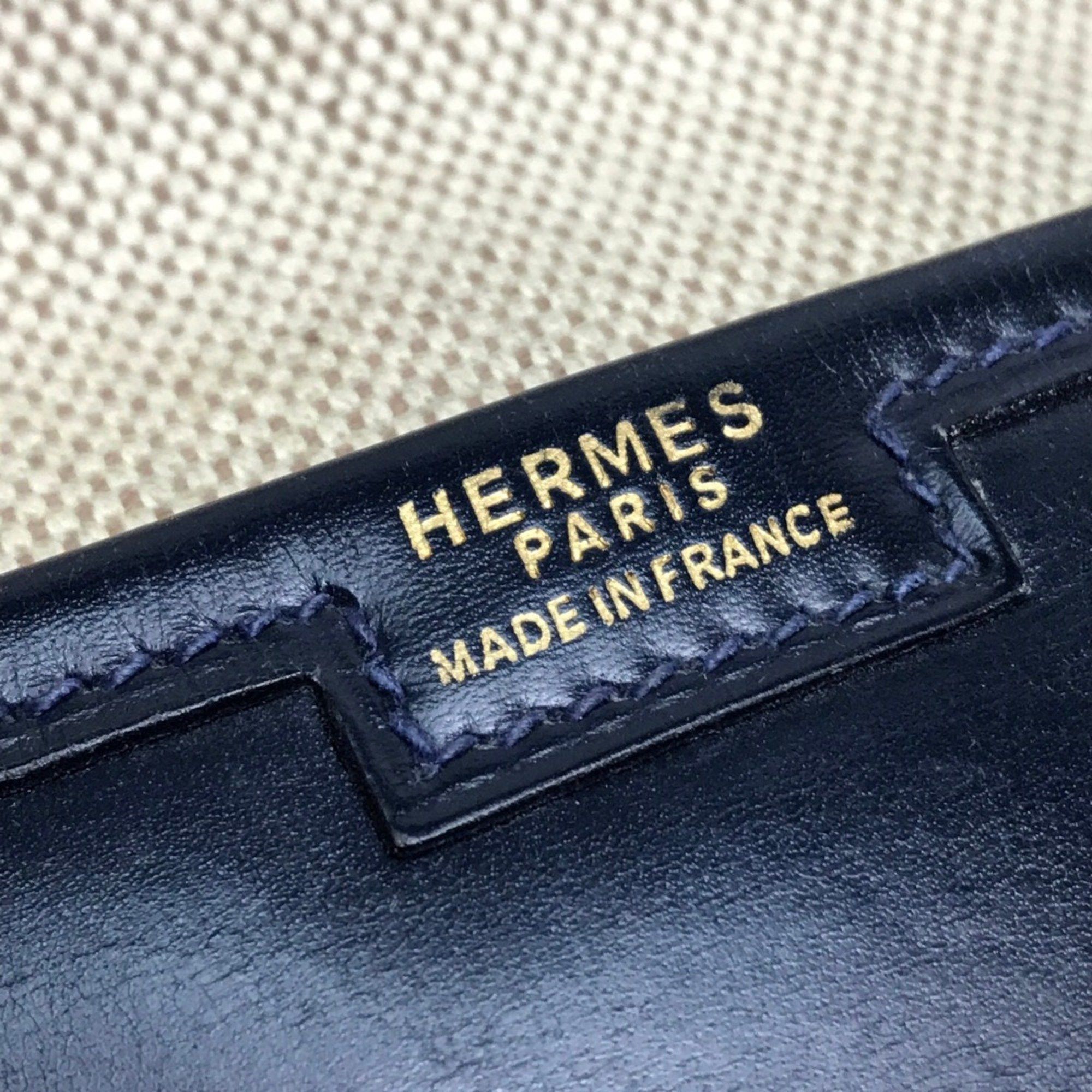 Hermes Hermes Bag document bag Cluch Bag Clutch bag Navy Size ONE SIZE - 10 Thumbnail