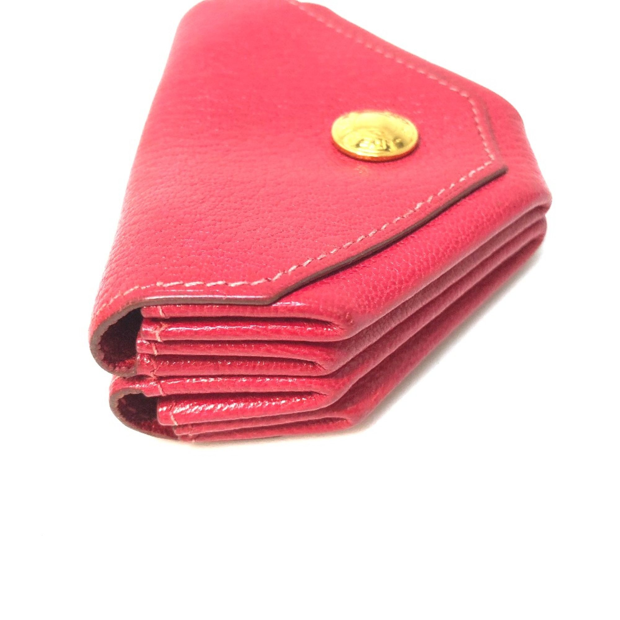 Hermes Hermes Le-Karan Yuit LE48 Coin Compartment coin purse pink Pink Based Size ONE SIZE - 3 Thumbnail