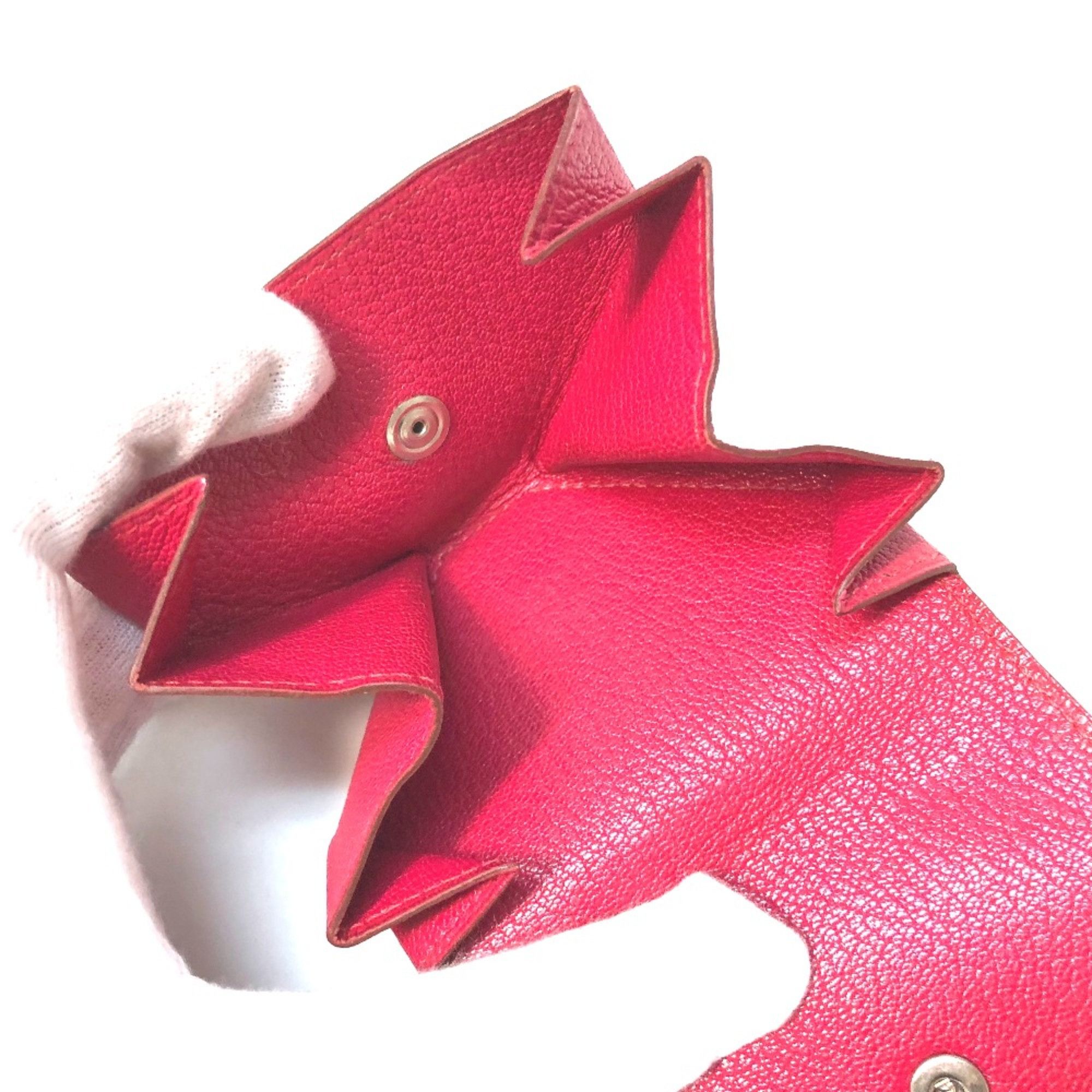 Hermes Hermes Le-Karan Yuit LE48 Coin Compartment coin purse pink Pink Based Size ONE SIZE - 7 Thumbnail