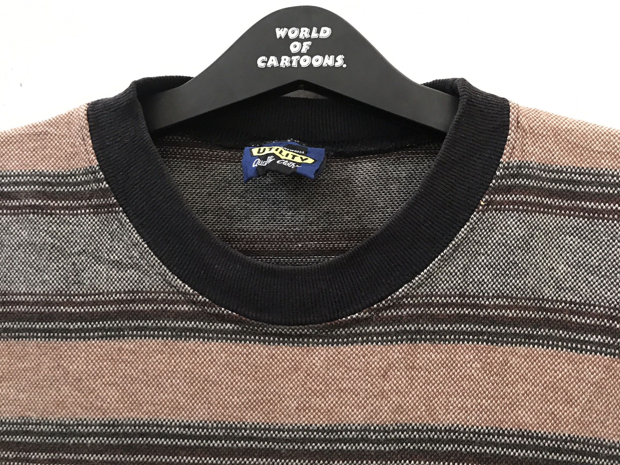 Other Vintage Utility Multiple Colour Border Striped t shirt Size US L / EU 52-54 / 3 - 3 Thumbnail