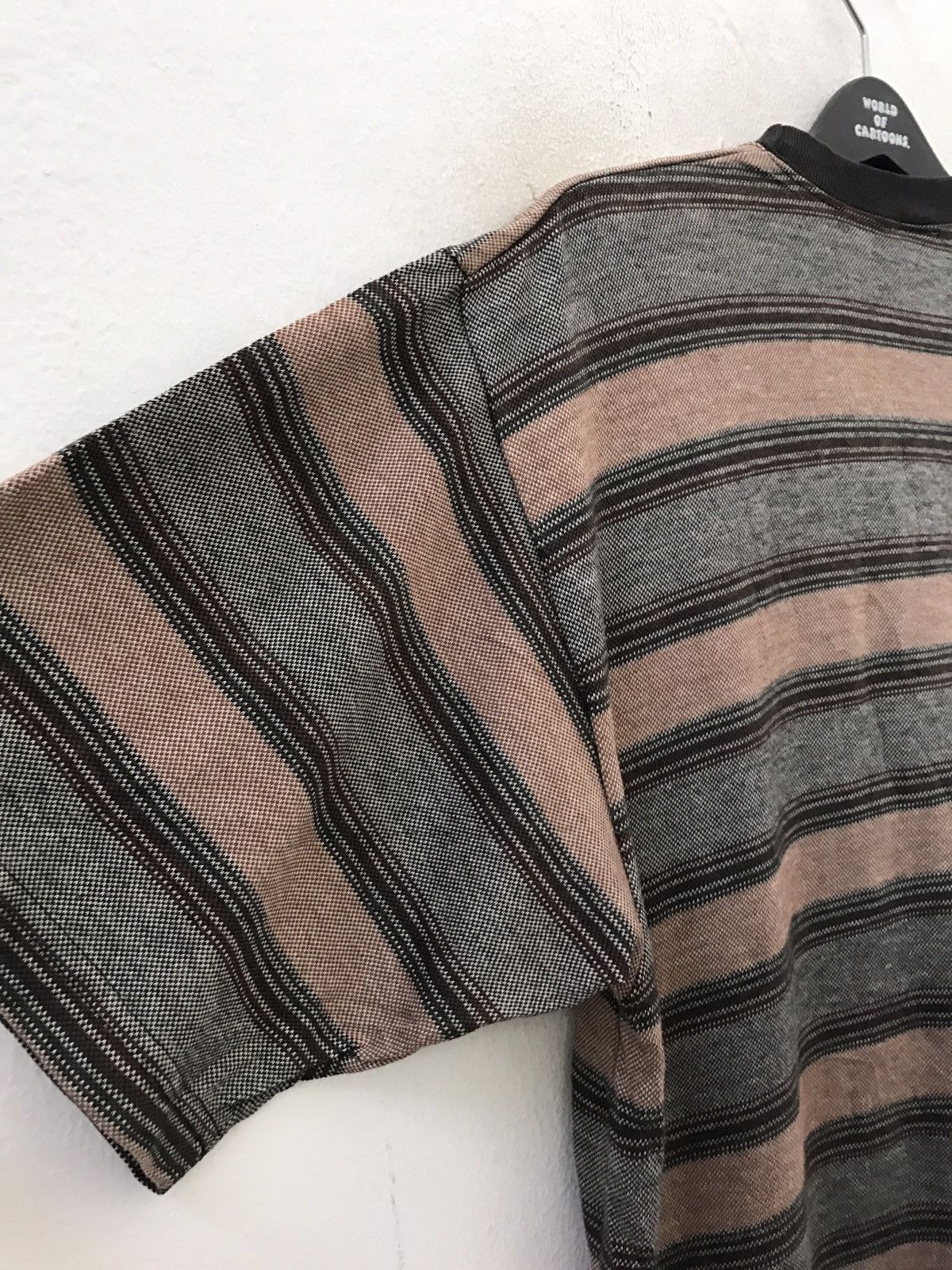 Other Vintage Utility Multiple Colour Border Striped t shirt Size US L / EU 52-54 / 3 - 8 Thumbnail