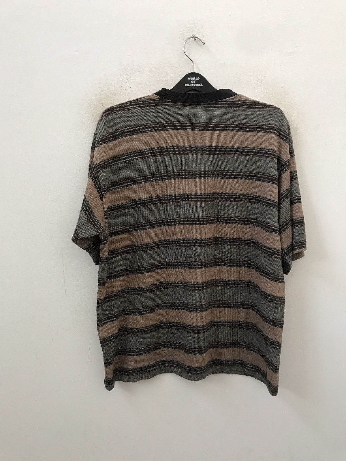 Other Vintage Utility Multiple Colour Border Striped t shirt Size US L / EU 52-54 / 3 - 7 Thumbnail