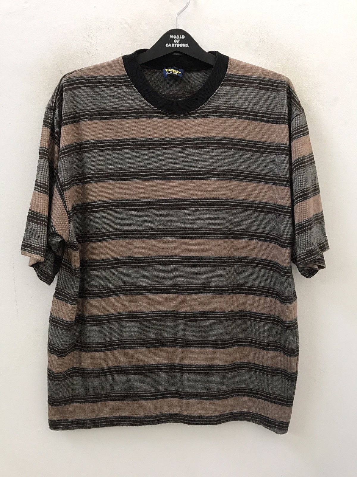 Other Vintage Utility Multiple Colour Border Striped t shirt Size US L / EU 52-54 / 3 - 2 Thumbnail