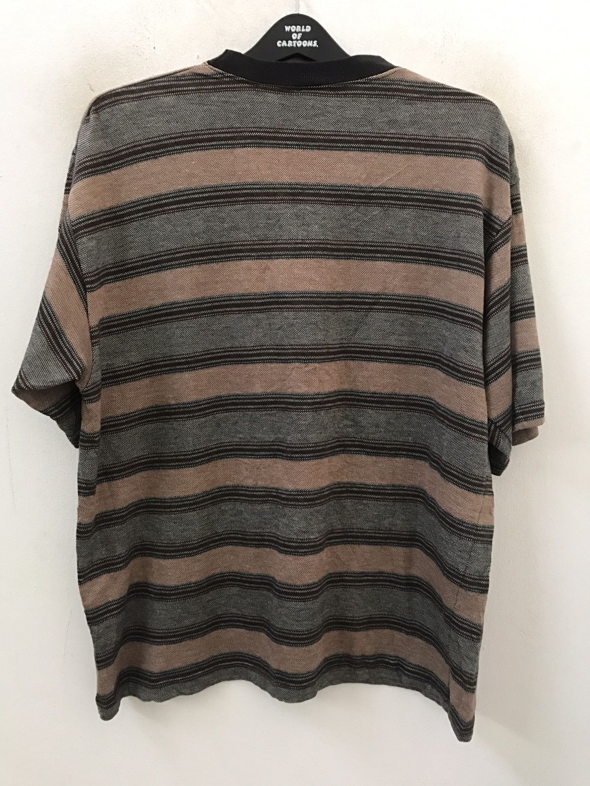 Other Vintage Utility Multiple Colour Border Striped t shirt Size US L / EU 52-54 / 3 - 5 Thumbnail