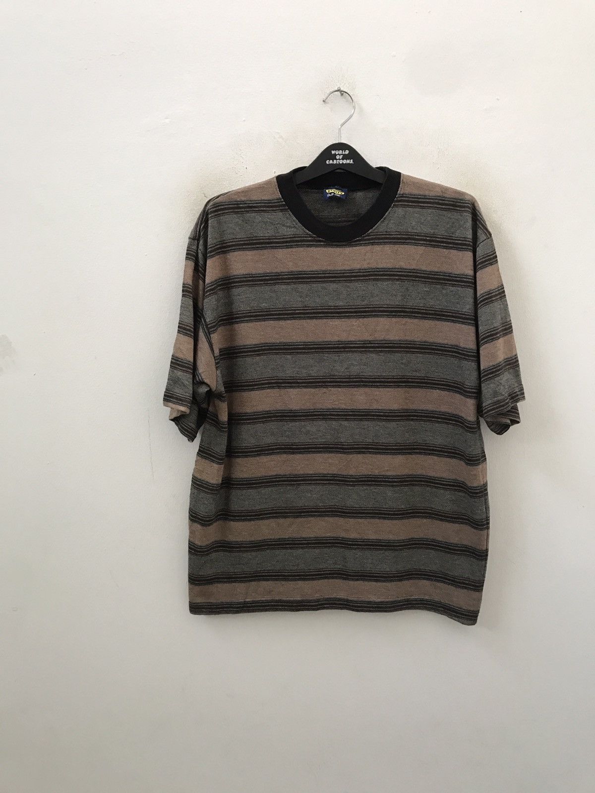 Other Vintage Utility Multiple Colour Border Striped t shirt Size US L / EU 52-54 / 3 - 1 Thumbnail