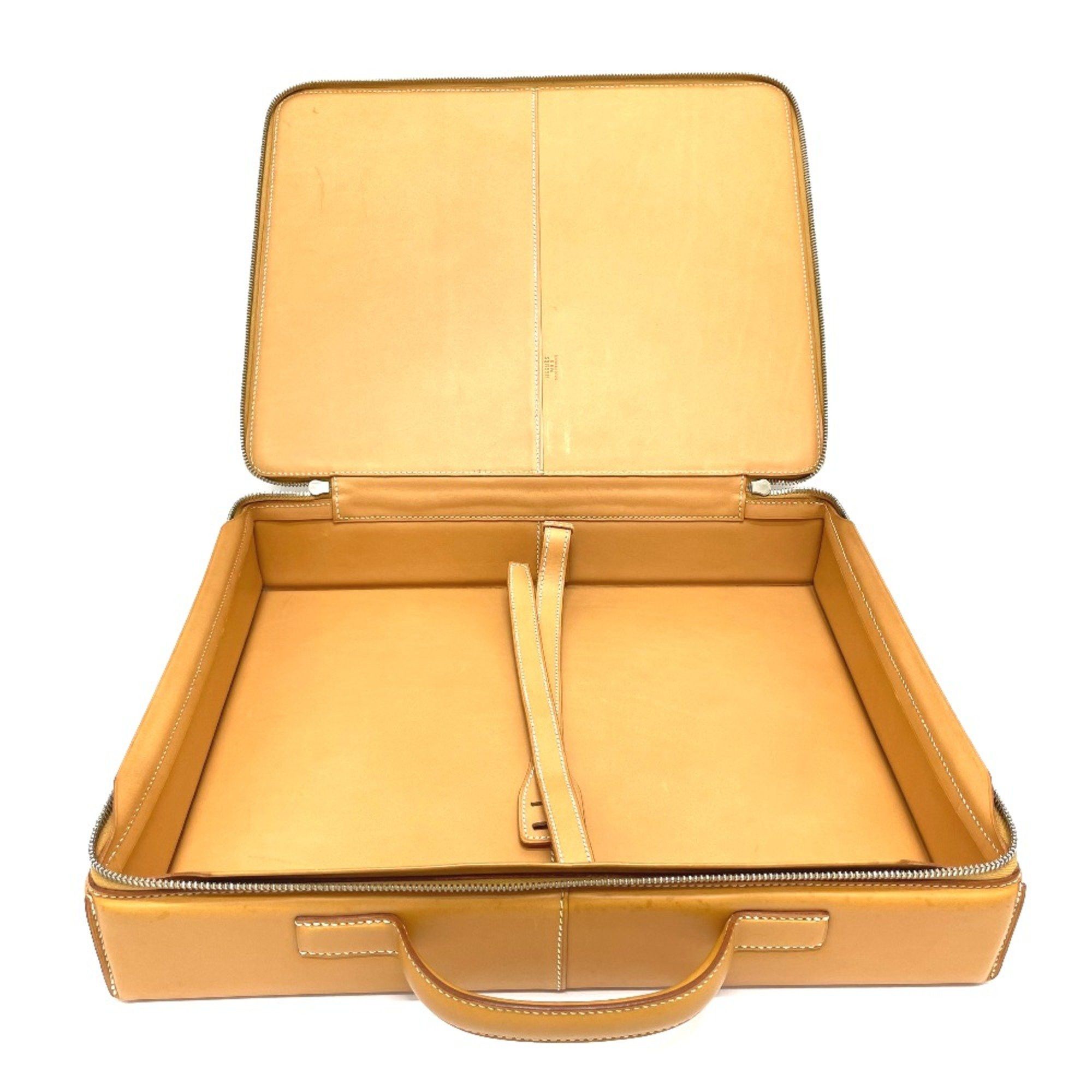 Hermes Hermes bag briefcase Hand Bag natural Beige Size ONE SIZE - 10 Thumbnail