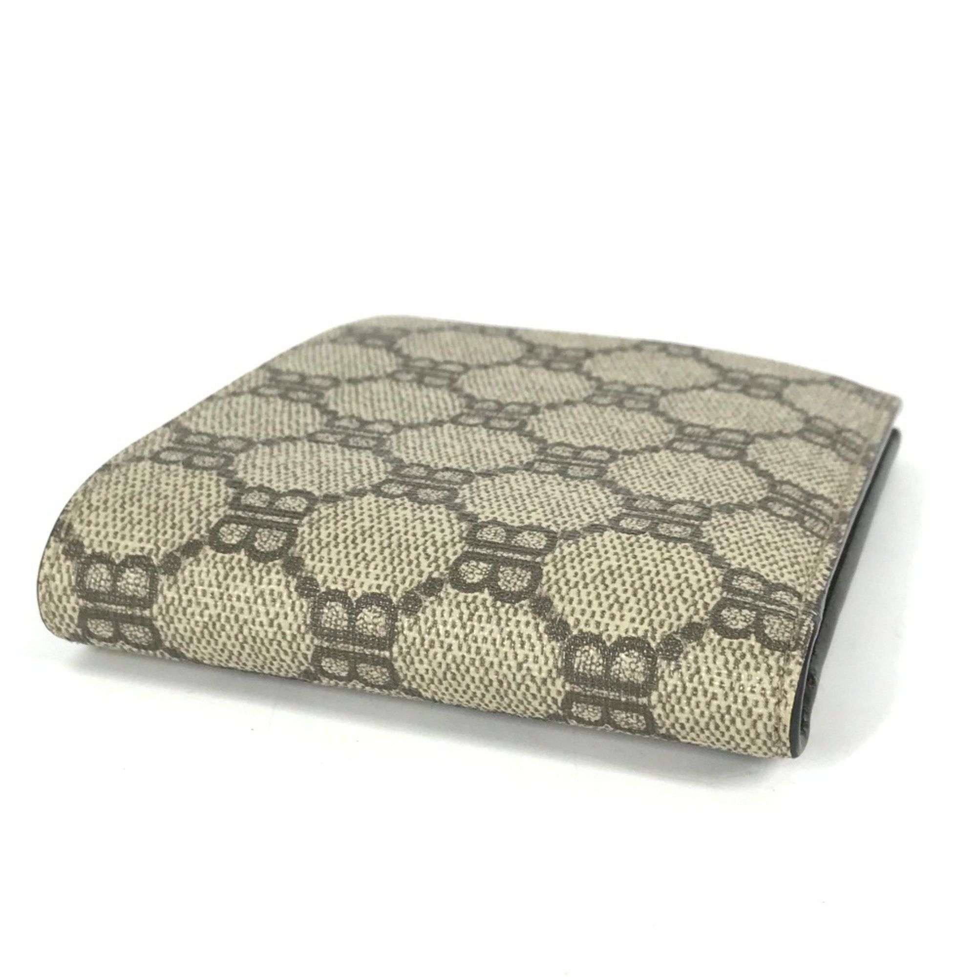 Gucci Gucci 680403 BALENCIAGA Balenciaga collaboration Compact wallet Folded wallet Beige Size ONE SIZE - 5 Thumbnail