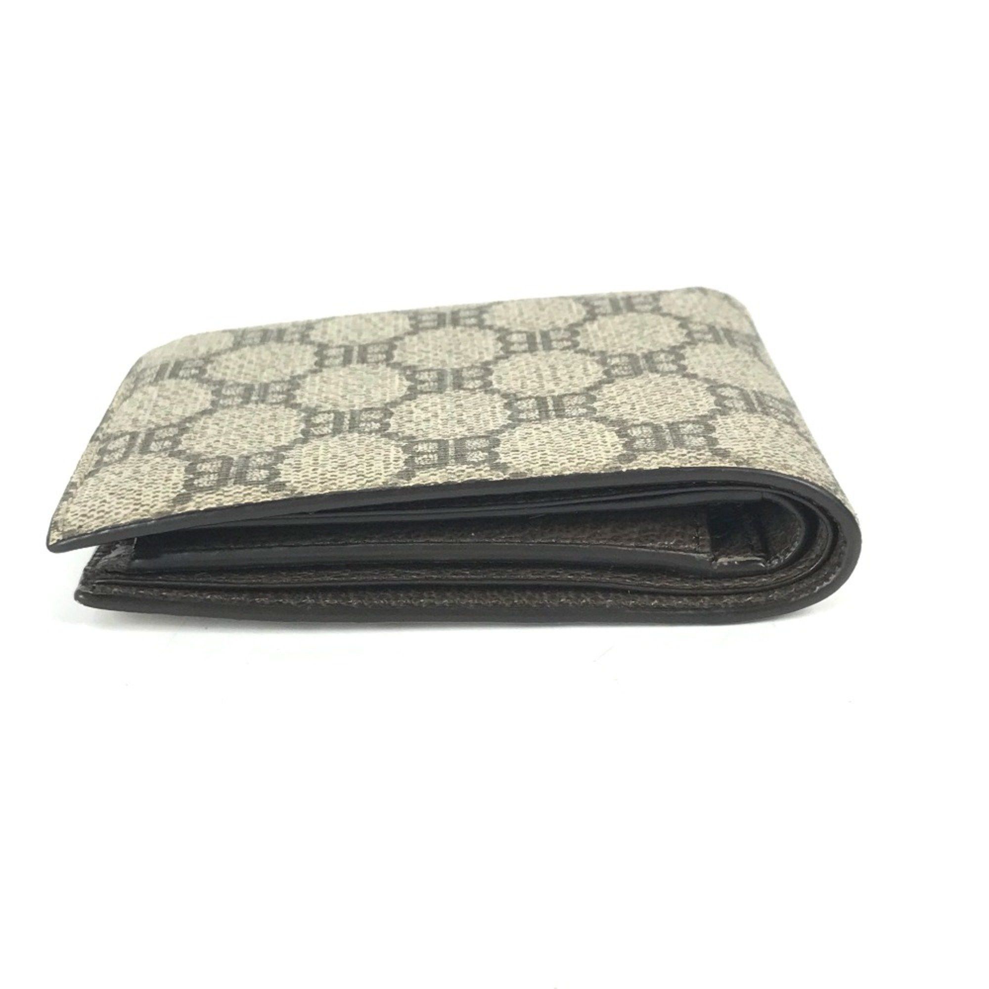 Gucci Gucci 680403 BALENCIAGA Balenciaga collaboration Compact wallet Folded wallet Beige Size ONE SIZE - 4 Thumbnail