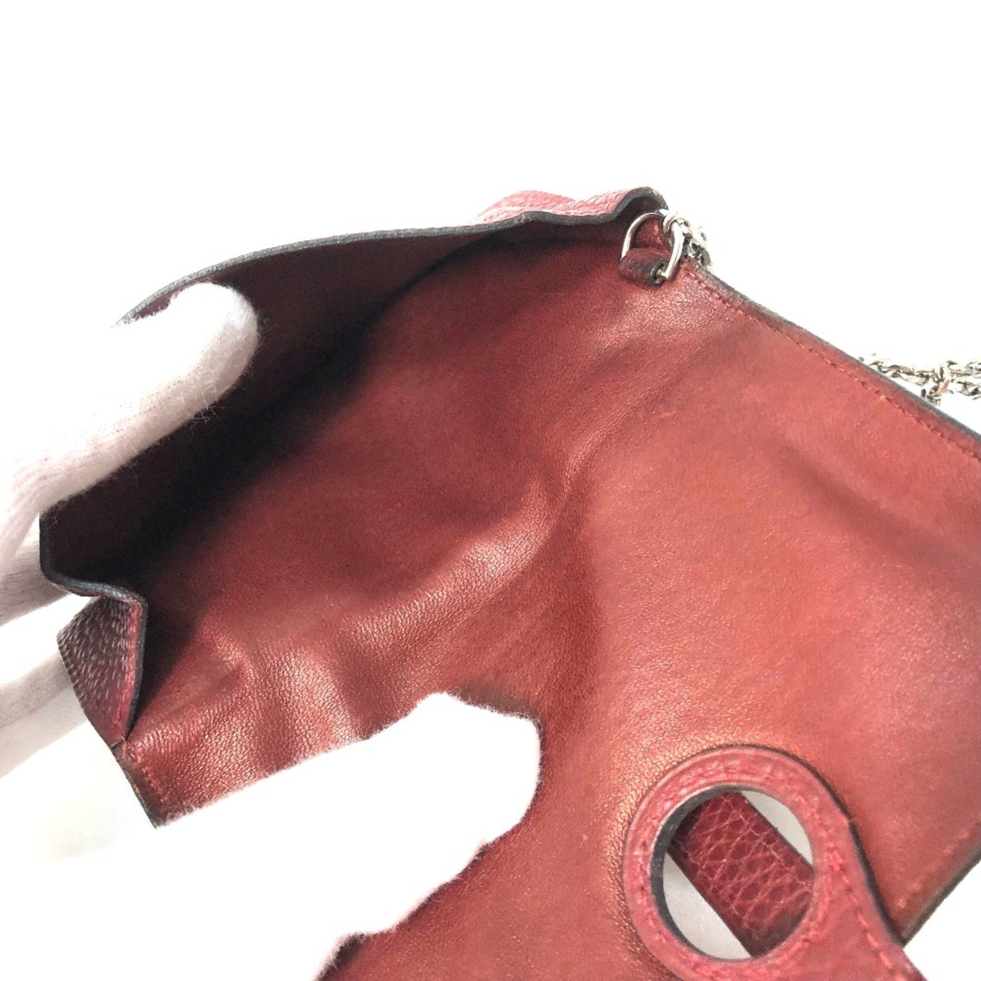 Hermes Hermes Coin Compartment coin purse Red Rouge Ash Size ONE SIZE - 6 Thumbnail
