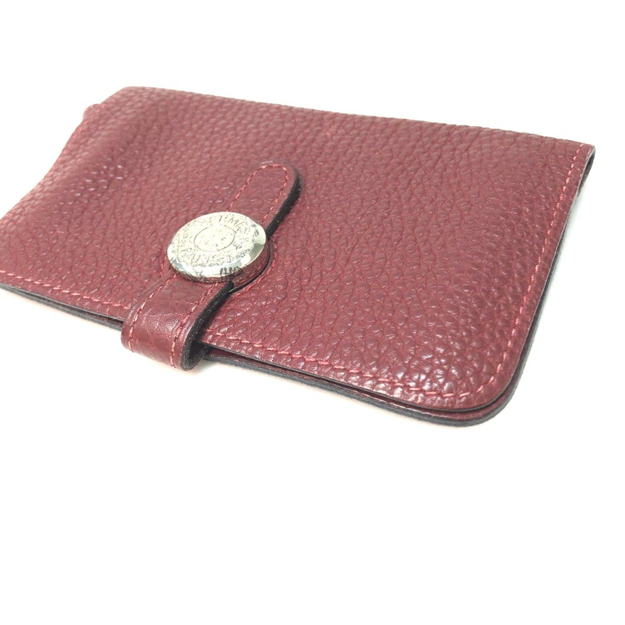 Hermes Hermes Coin Compartment coin purse Red Rouge Ash Size ONE SIZE - 3 Thumbnail