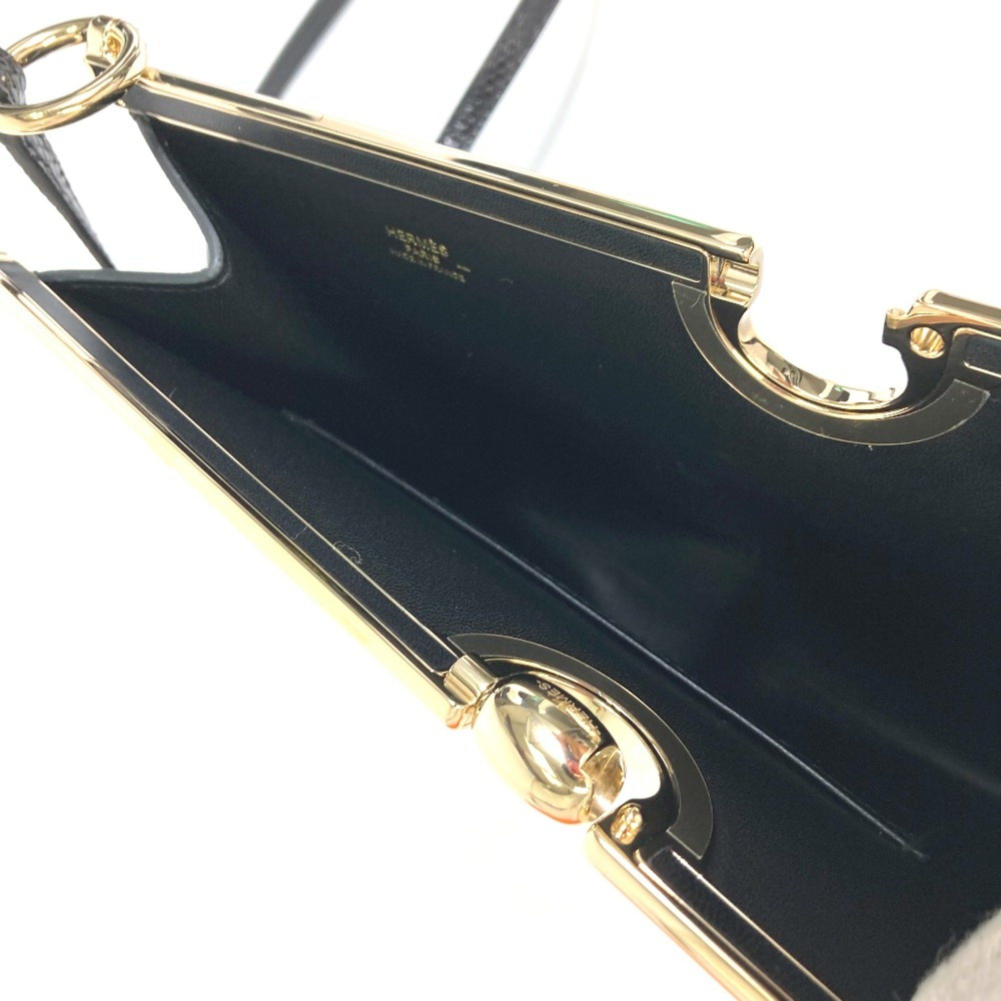 Hermes Hermes bag shawl Shoulder Bag Black GoldHardware Size ONE SIZE - 8 Thumbnail