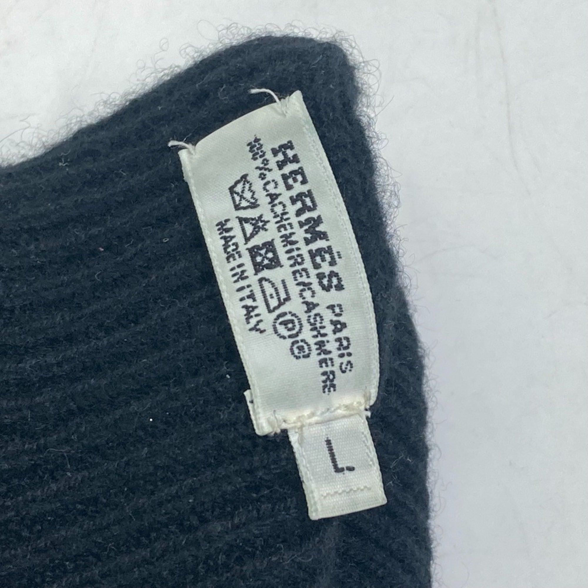 Hermes Hermes Glove gloves Black Size ONE SIZE - 6 Thumbnail