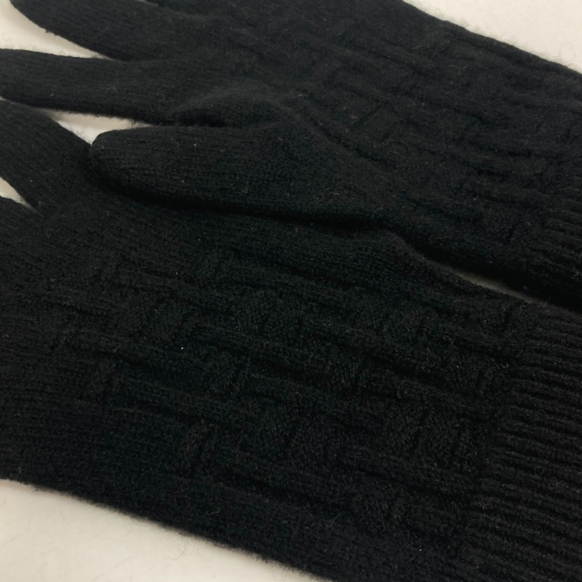 Hermes Hermes Glove gloves Black Size ONE SIZE - 4 Thumbnail