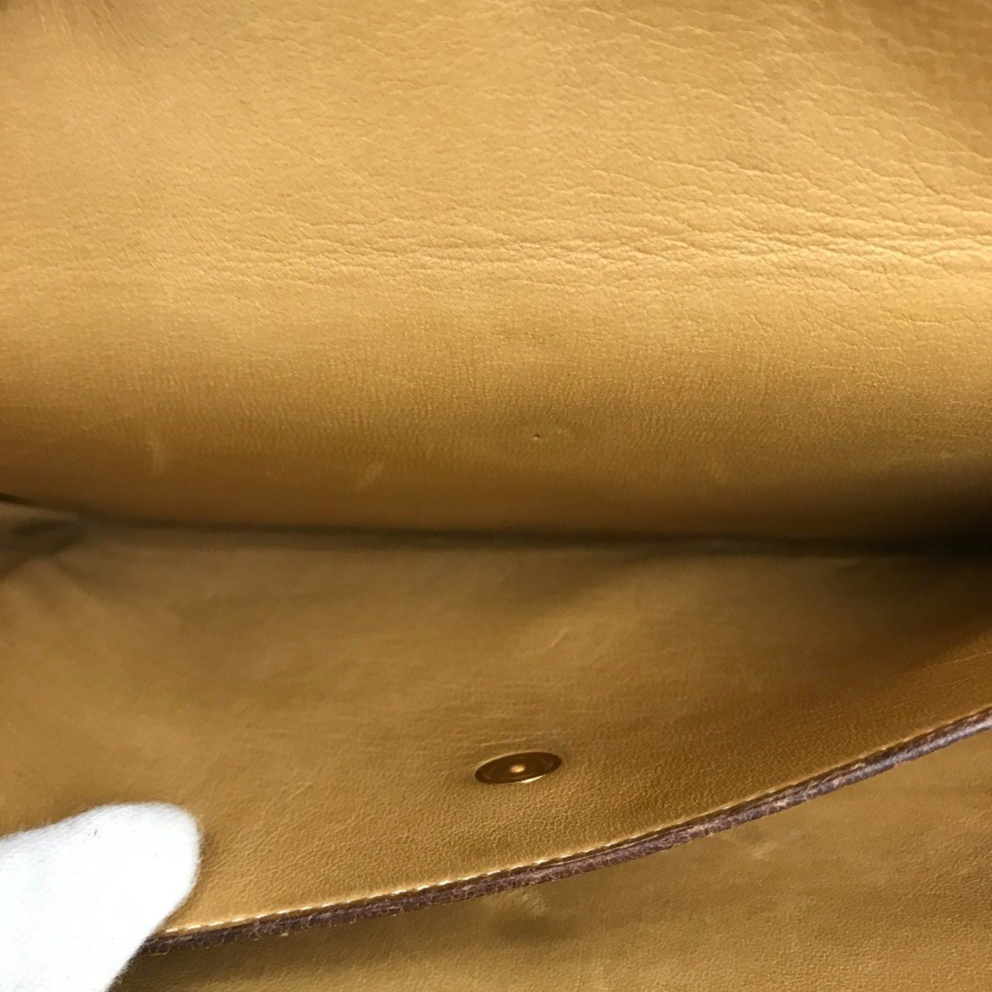 Hermes Hermes Bag Width Hand Bag Brown GoldHardware Size ONE SIZE - 11 Thumbnail