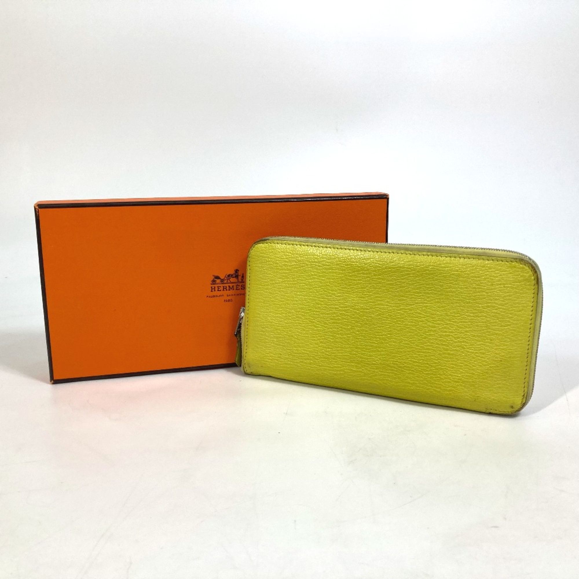 Hermes Hermes Long wallet Zip Around Long Wallet yellow Size ONE SIZE - 15 Thumbnail