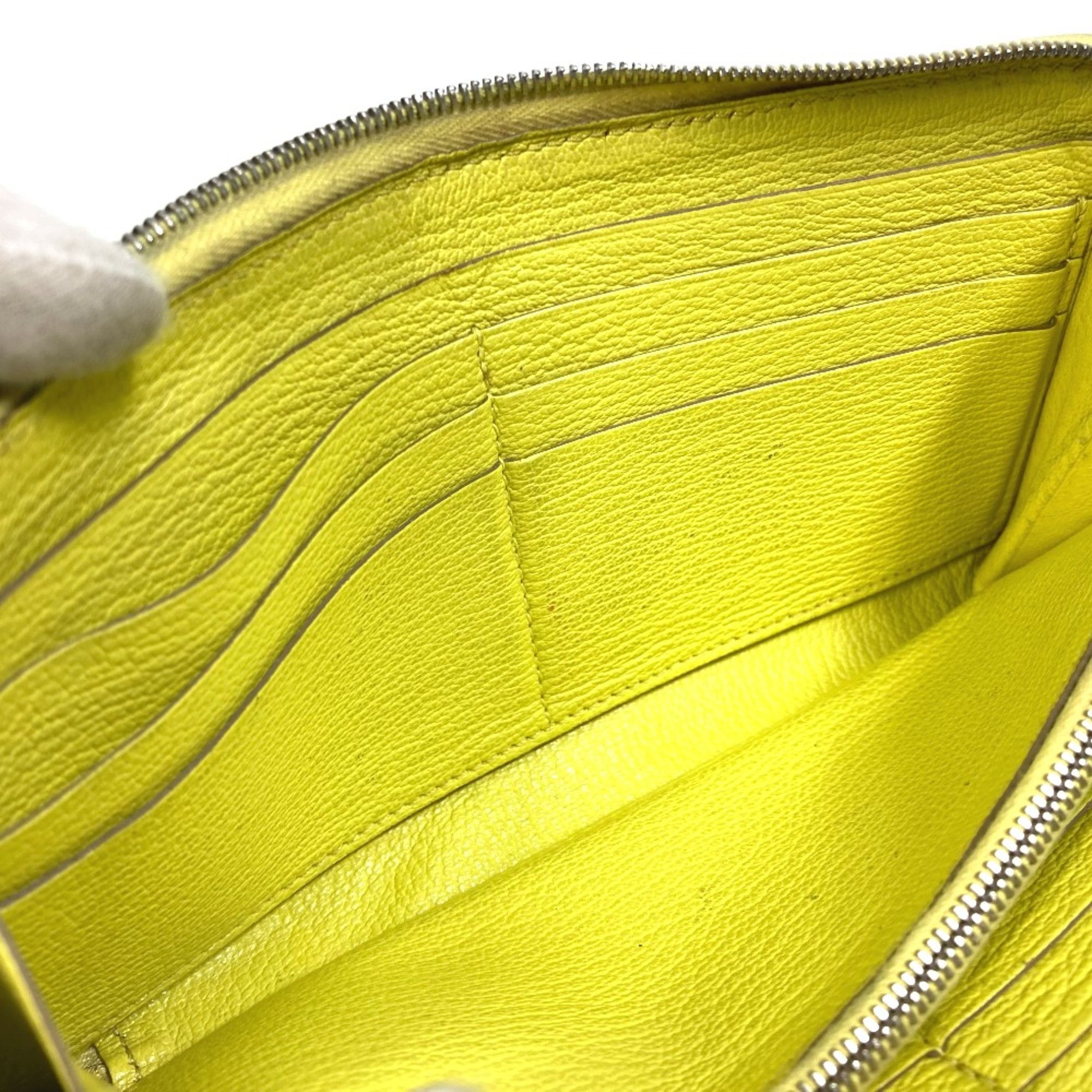 Hermes Hermes Long wallet Zip Around Long Wallet yellow Size ONE SIZE - 11 Thumbnail