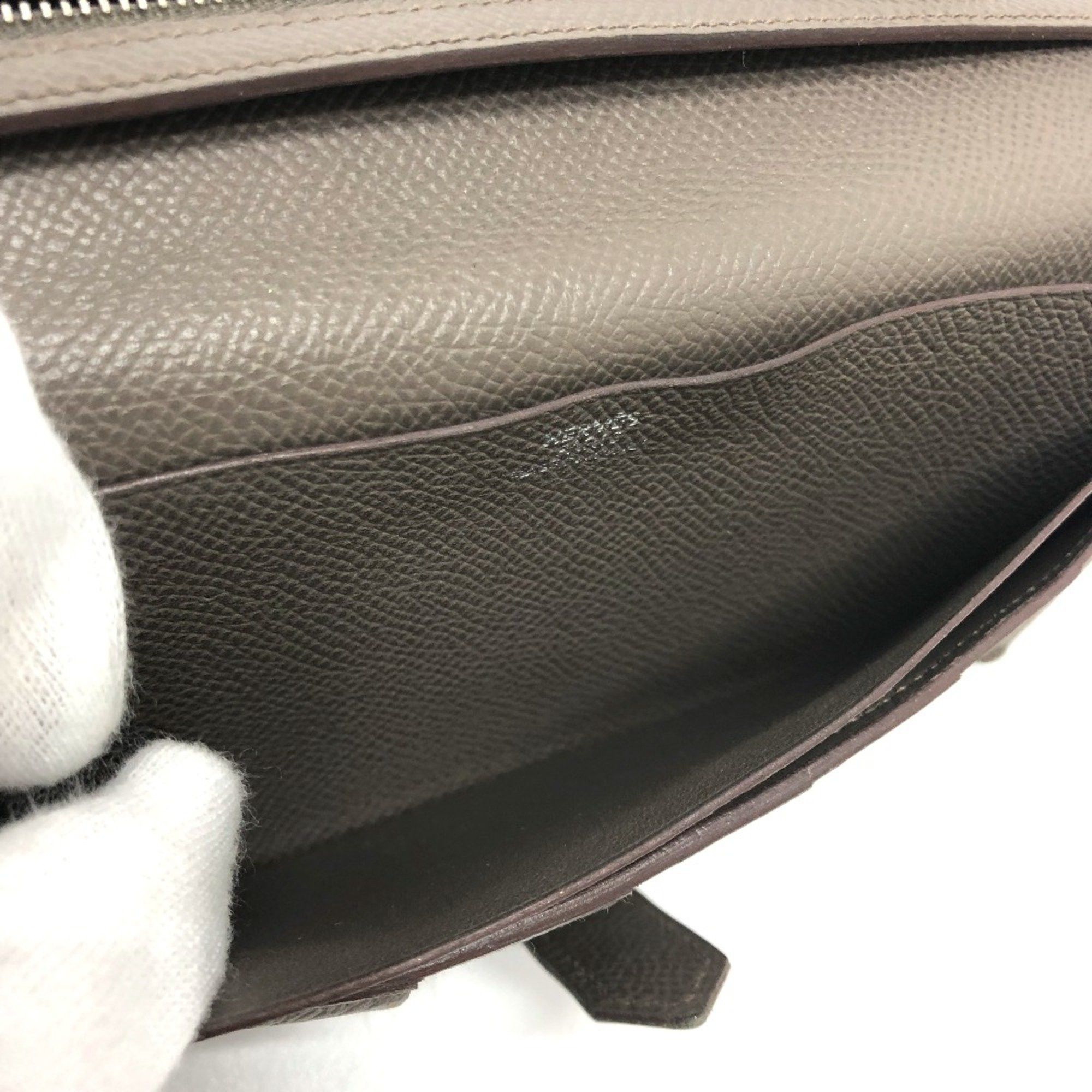 Hermes Hermes HHardware Two fold Long Wallet Etain Gray Based Size ONE SIZE - 8 Thumbnail