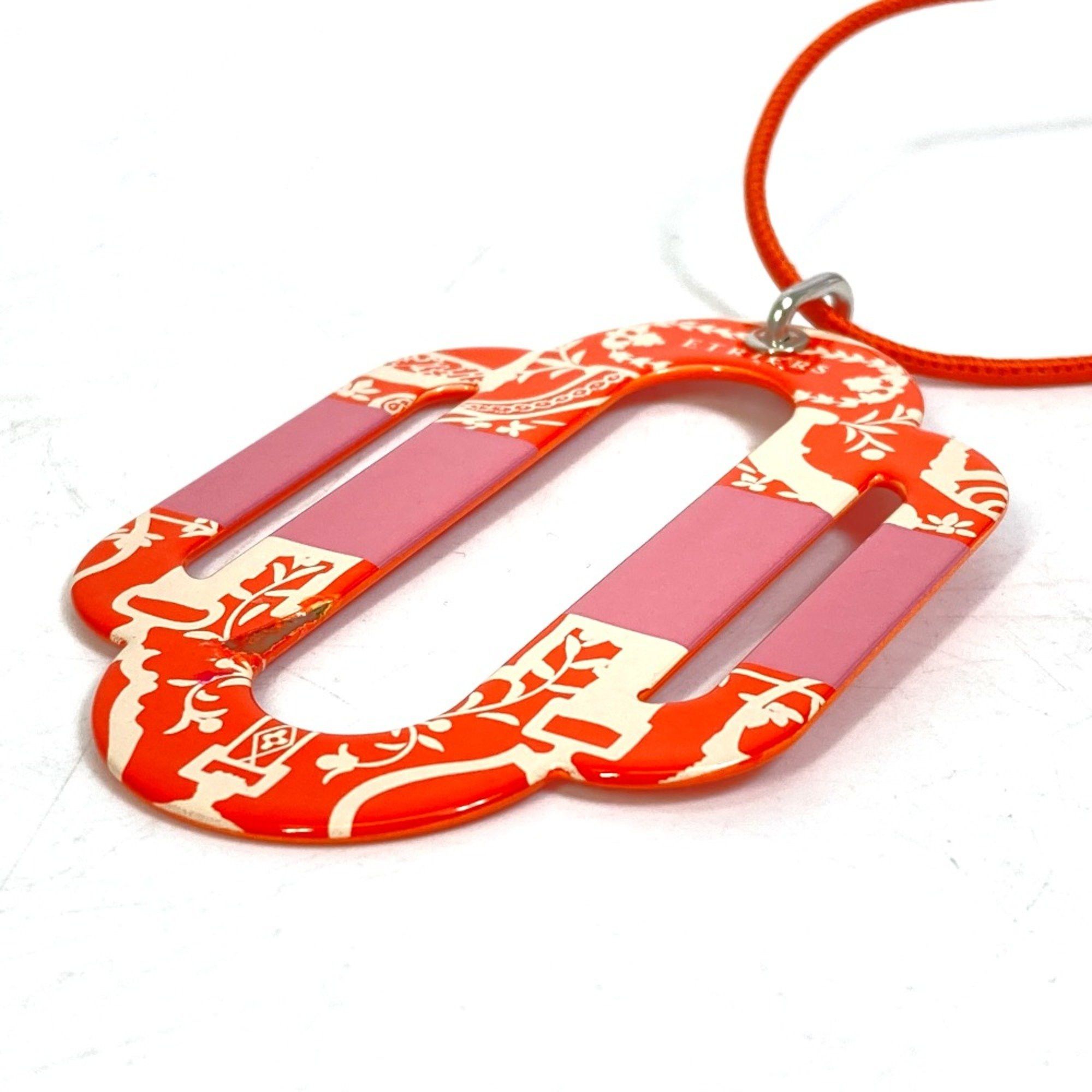 Hermes Hermes Plate Attrage Accessories Necklace Orange Size ONE SIZE - 3 Thumbnail