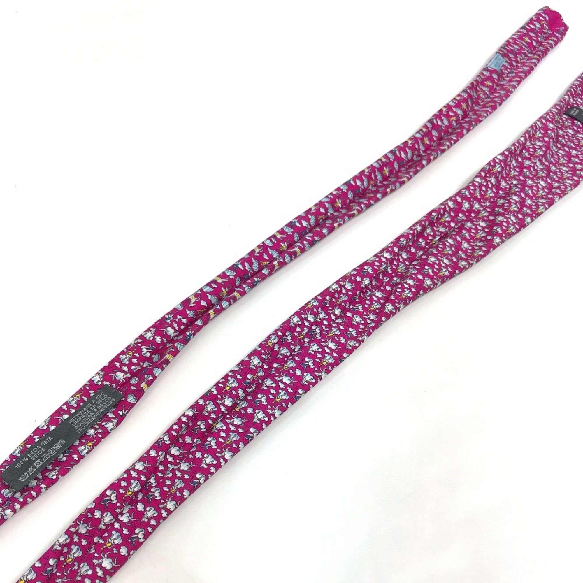 Hermes Hermes cloud hose Fashion Accessories Necktie Purple Based Size ONE SIZE - 7 Thumbnail