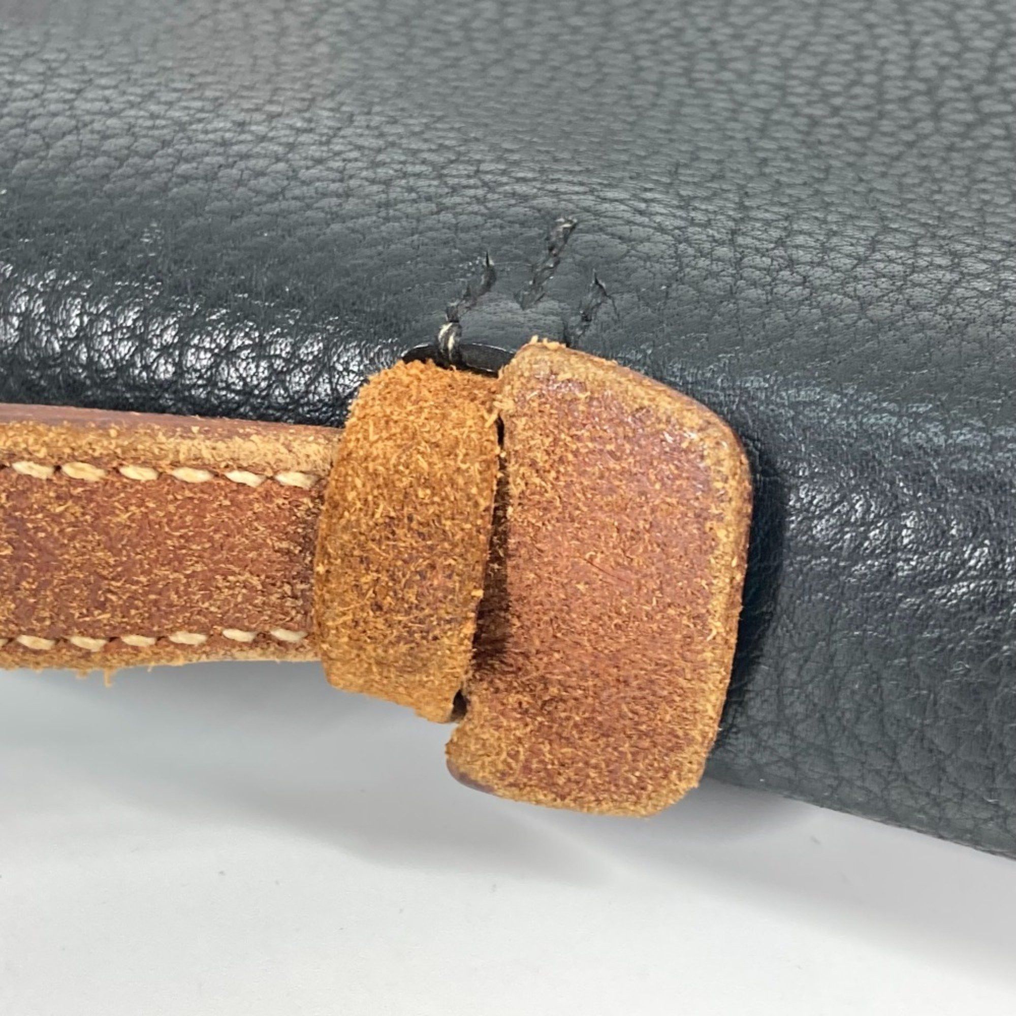 Hermes Hermes Bag Hand Bag Business bag Black Brown Size ONE SIZE - 6 Thumbnail