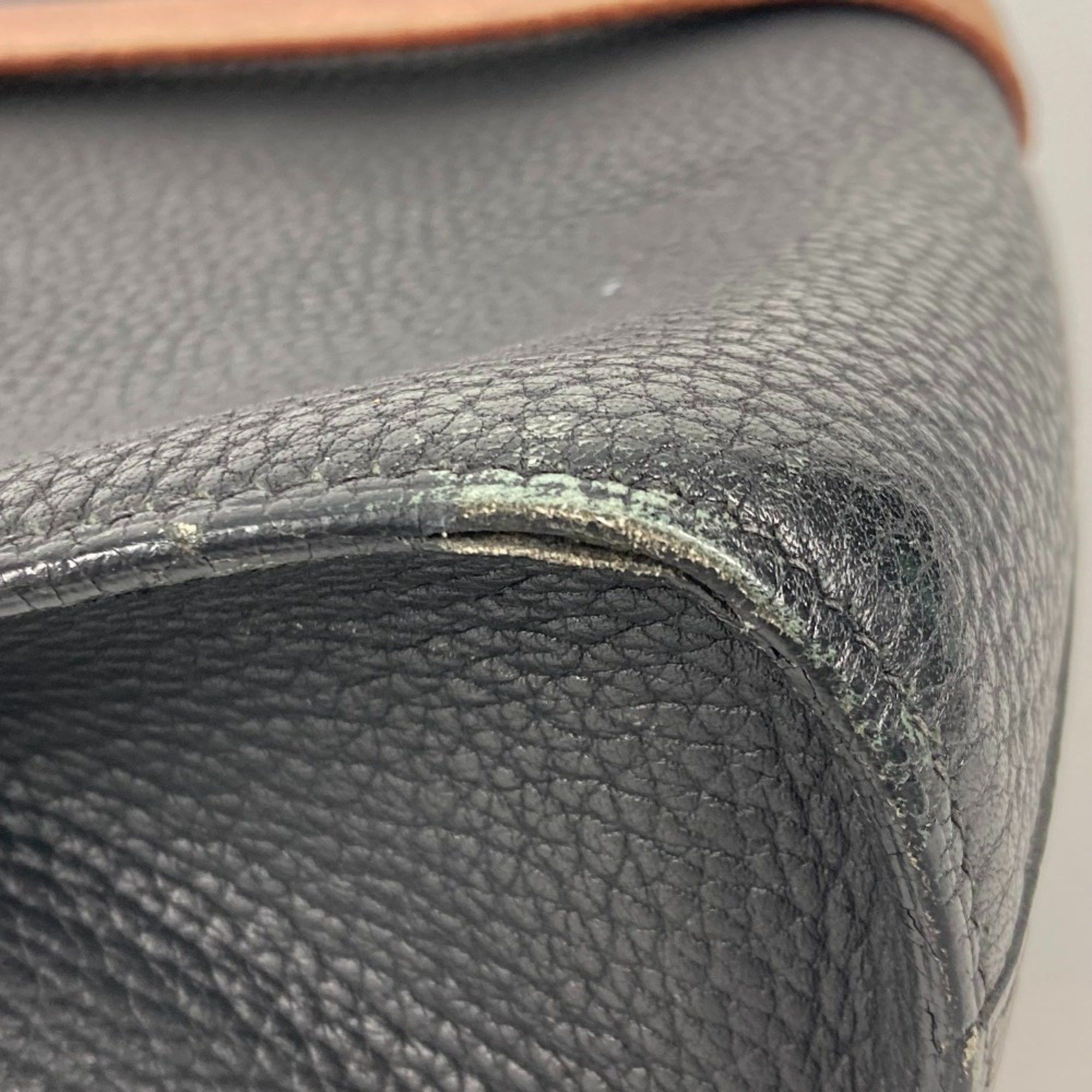 Hermes Hermes Bag Hand Bag Business bag Black Brown Size ONE SIZE - 13 Thumbnail
