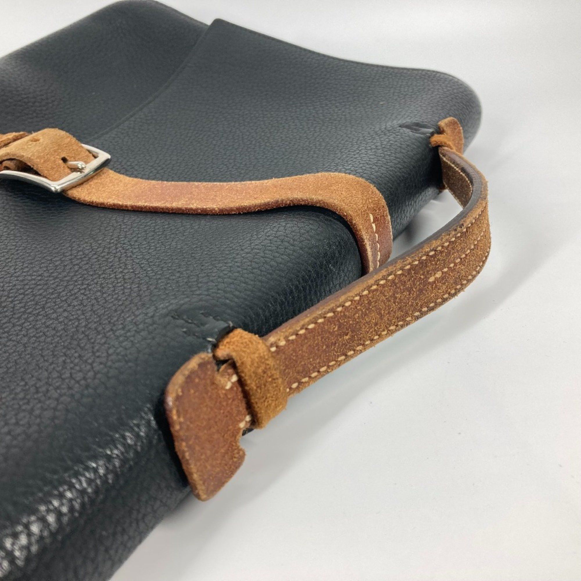 Hermes Hermes Bag Hand Bag Business bag Black Brown Size ONE SIZE - 5 Thumbnail