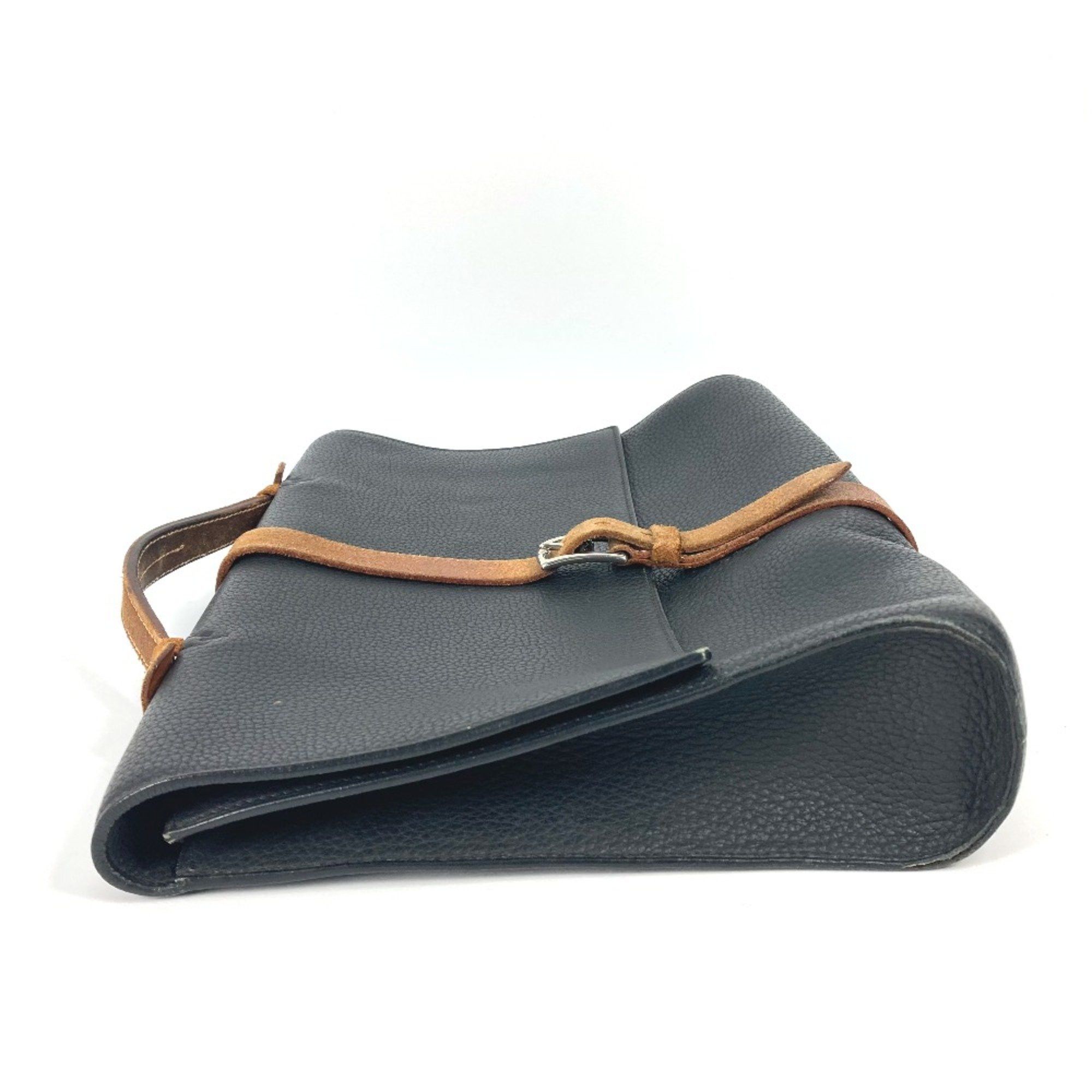 Hermes Hermes Bag Hand Bag Business bag Black Brown Size ONE SIZE - 3 Thumbnail