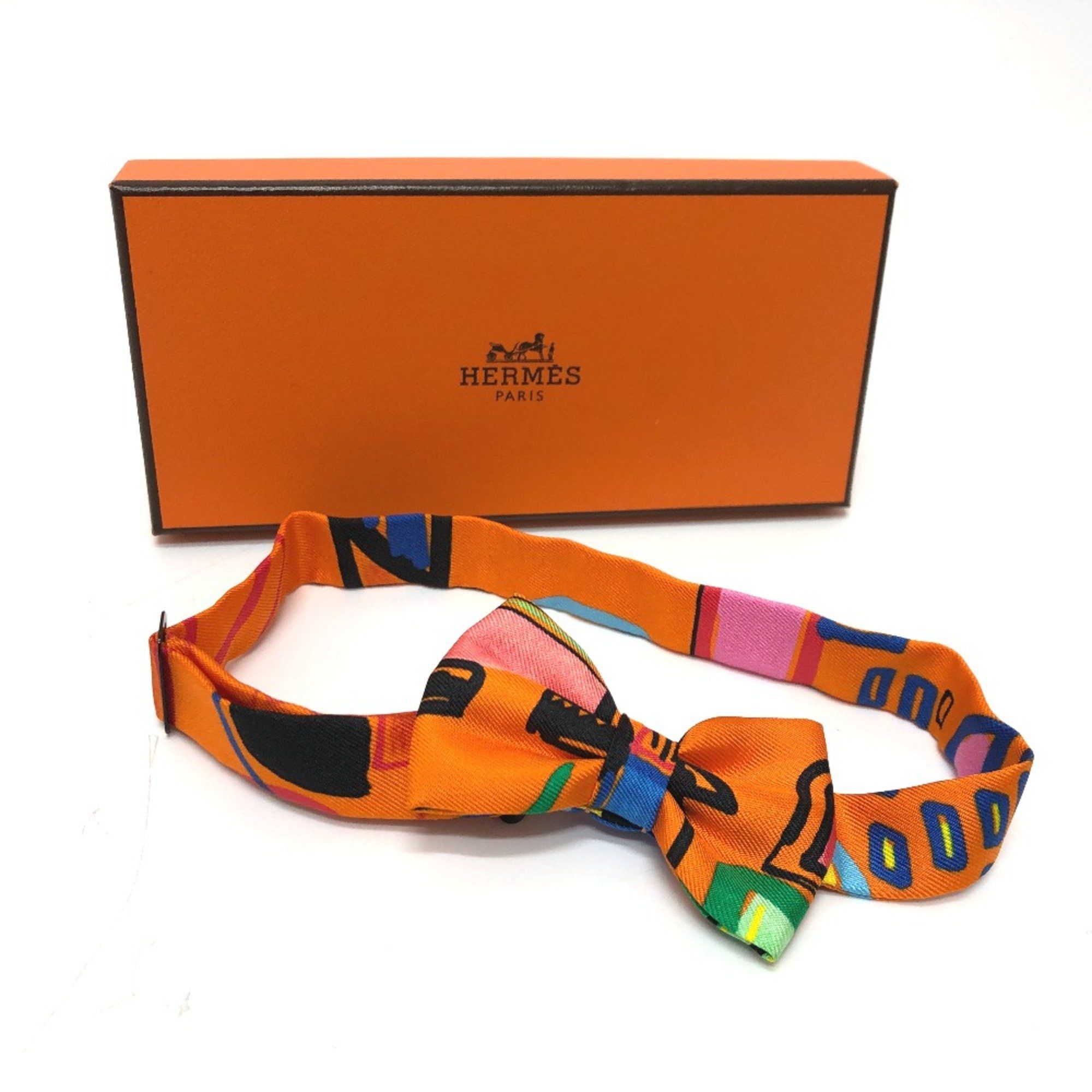 Hermes Hermes Butterfly Necktie Ribbon Necktie Multicolore Size ONE SIZE - 8 Thumbnail