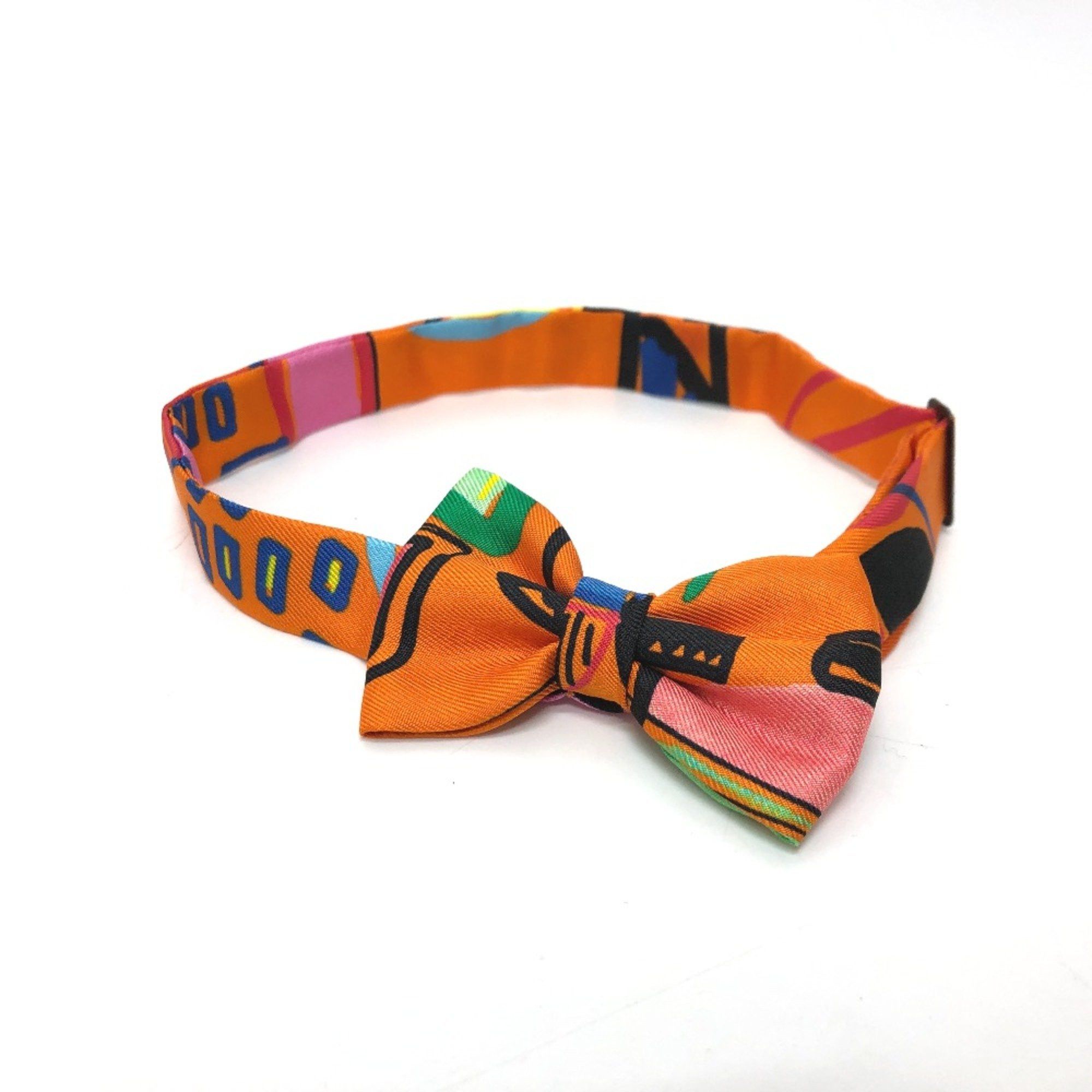 Hermes Hermes Butterfly Necktie Ribbon Necktie Multicolore Size ONE SIZE - 2 Thumbnail