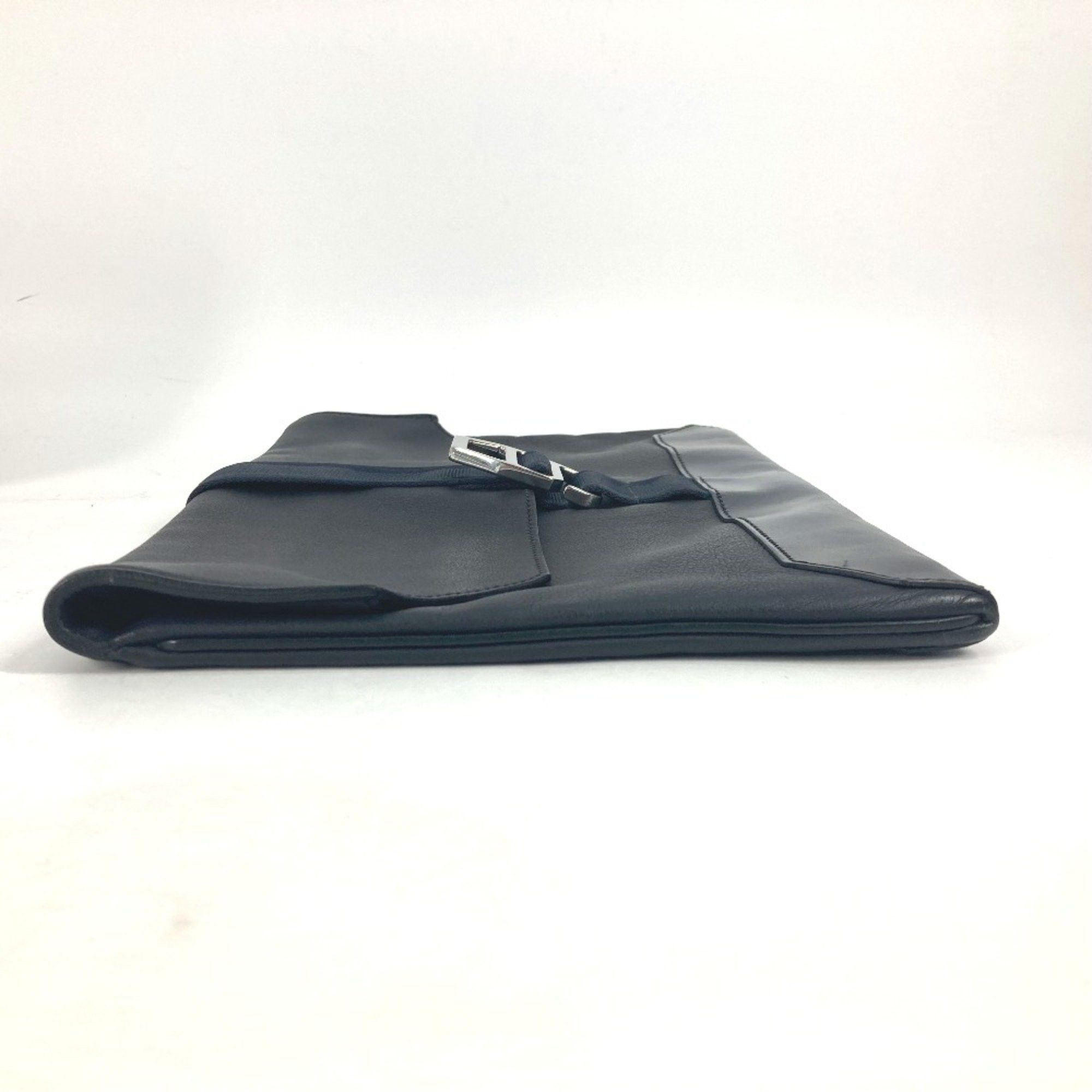 Hermes Hermes pouch bag Clutch bag Navy Size ONE SIZE - 4 Thumbnail