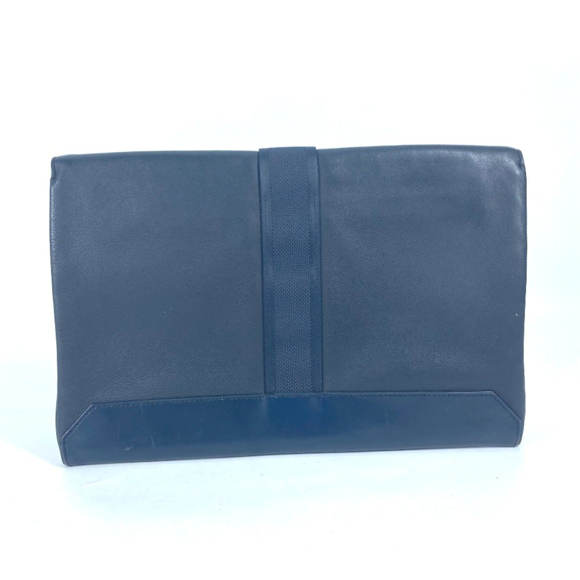 Hermes Hermes pouch bag Clutch bag Navy Size ONE SIZE - 2 Thumbnail