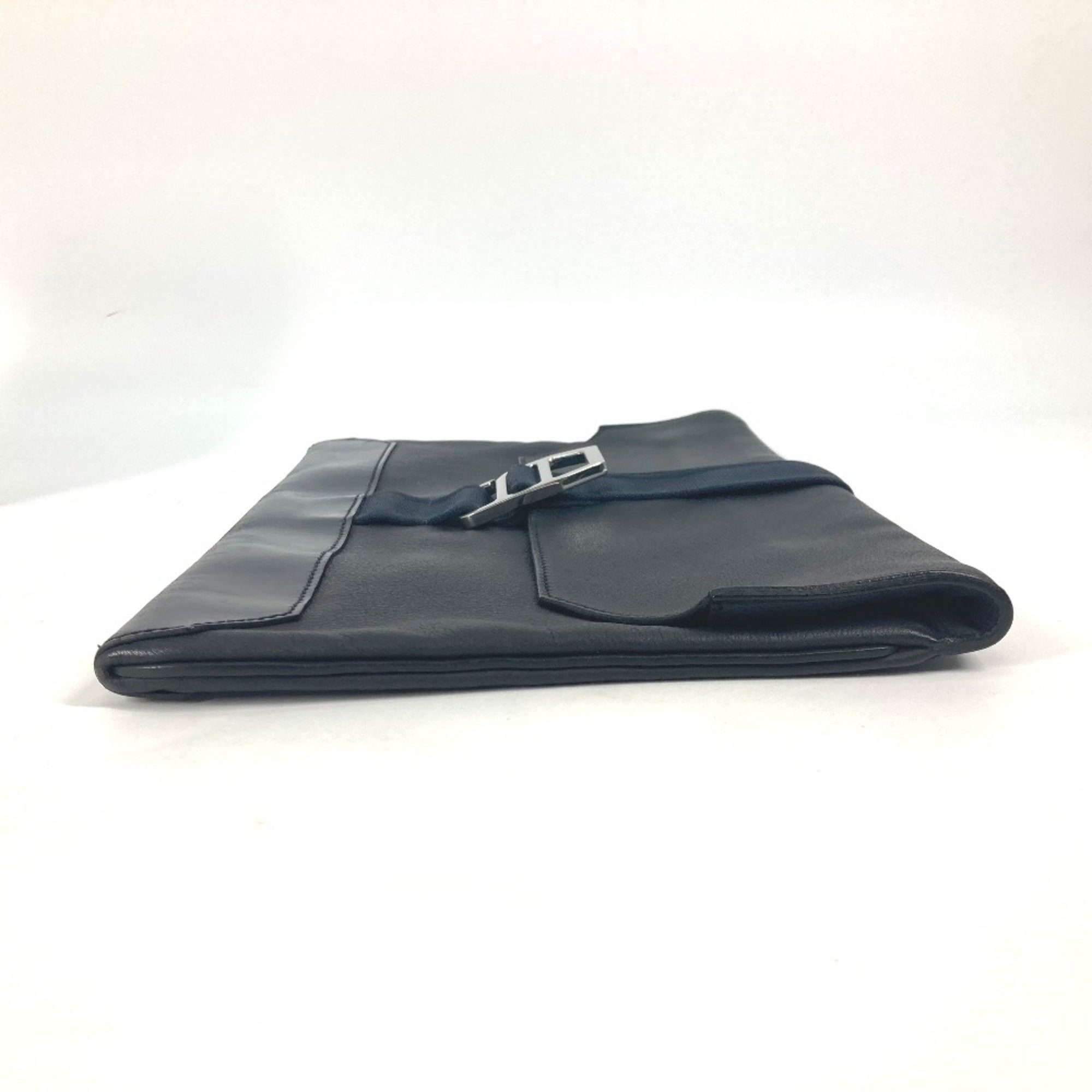 Hermes Hermes pouch bag Clutch bag Navy Size ONE SIZE - 3 Thumbnail
